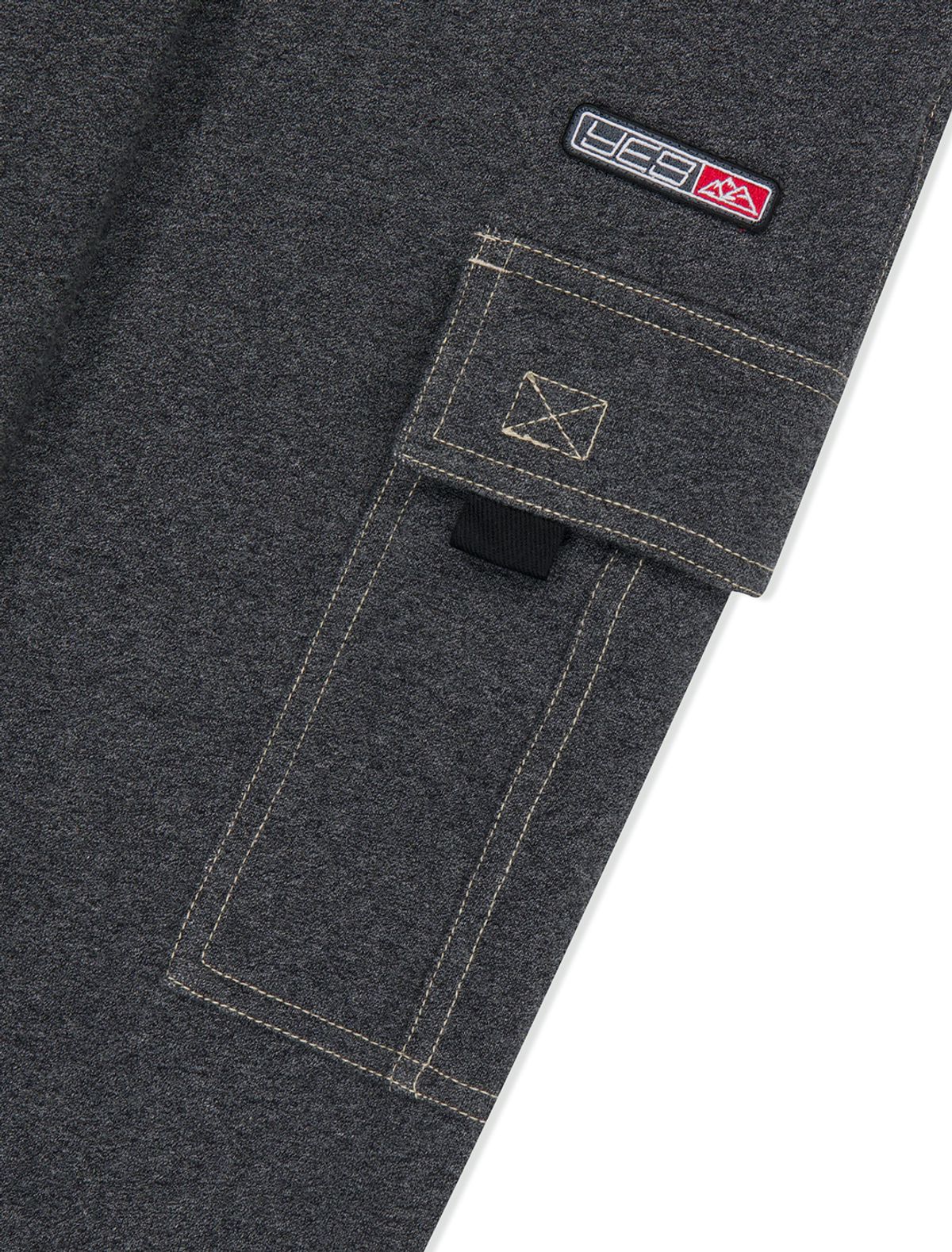 예스아이씨(YESEYESEE) Y.E.S Stitch Painter Sweatpants Charcoal