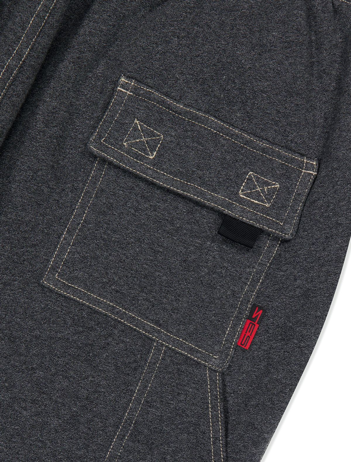 예스아이씨(YESEYESEE) Y.E.S Stitch Painter Sweatpants Charcoal