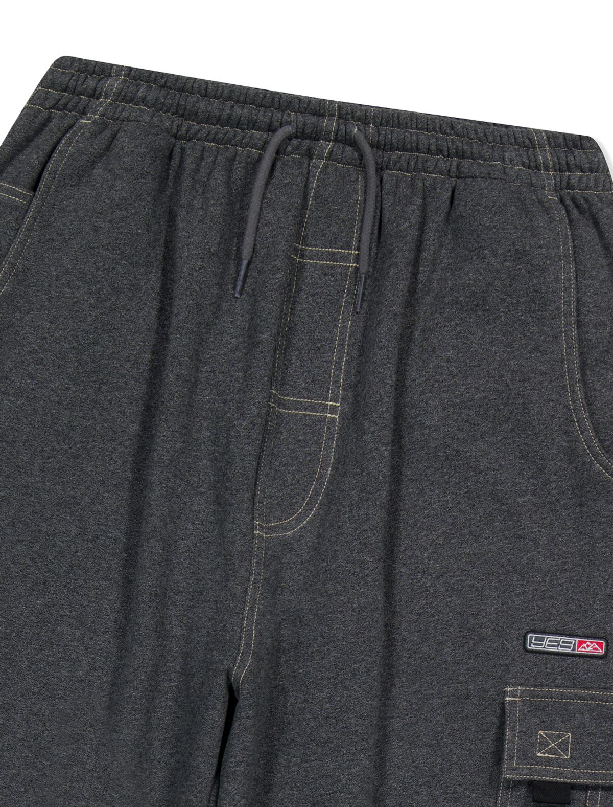 예스아이씨(YESEYESEE) Y.E.S Stitch Painter Sweatpants Charcoal