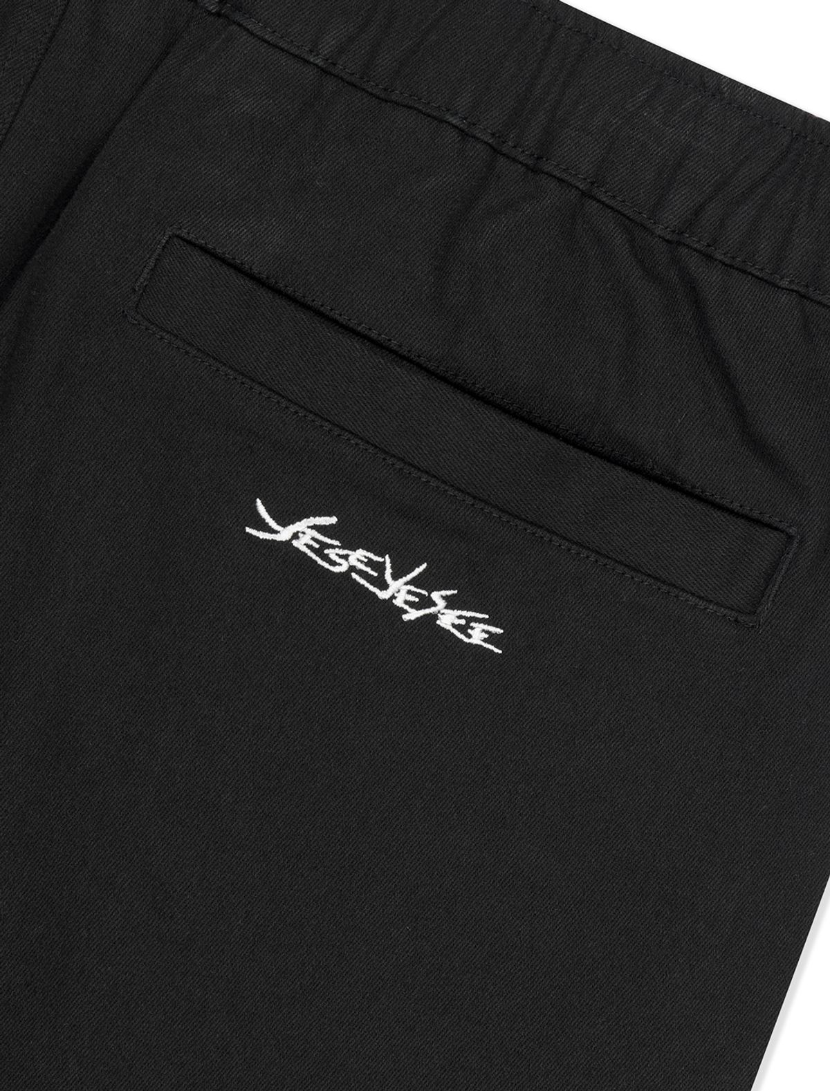 예스아이씨(YESEYESEE) [25SS] Elastic Easy Cotton Pants Black