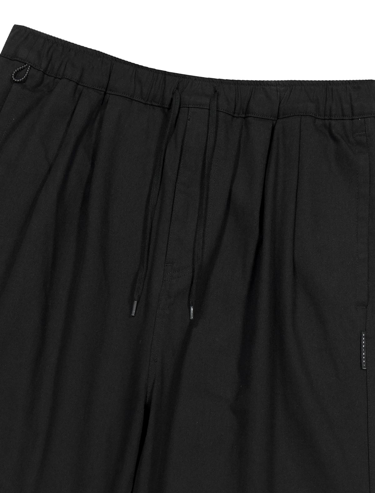 예스아이씨(YESEYESEE) [25SS] Elastic Easy Cotton Pants Black