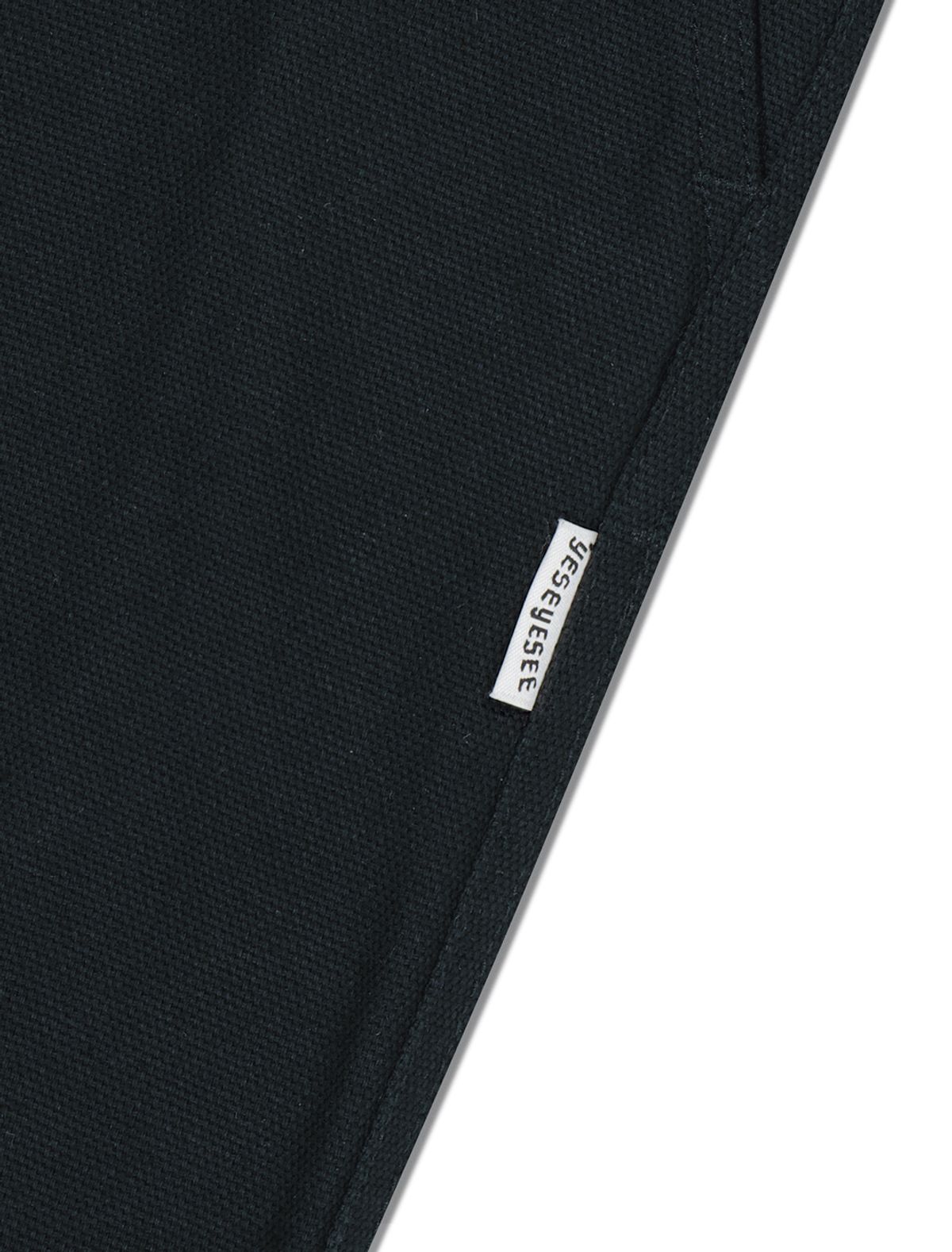 예스아이씨(YESEYESEE) Canvas Ramble Pants Black