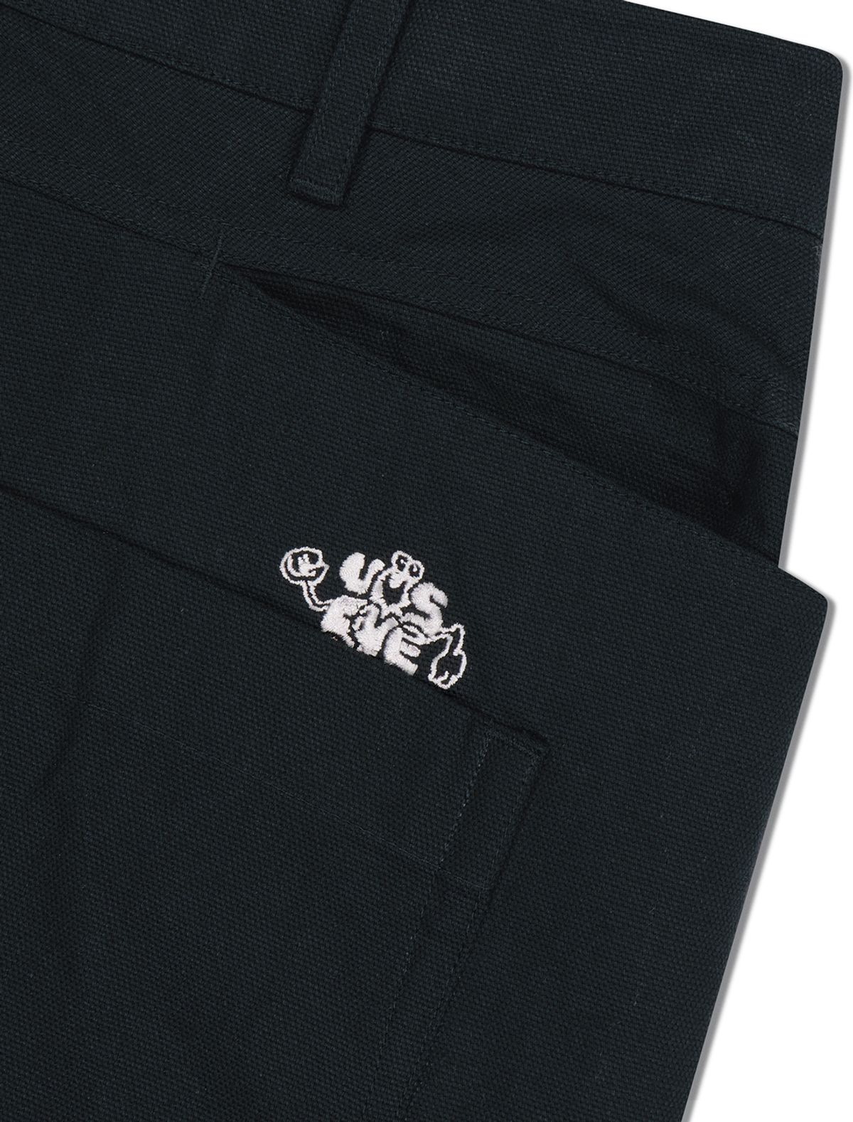 예스아이씨(YESEYESEE) Canvas Ramble Pants Black