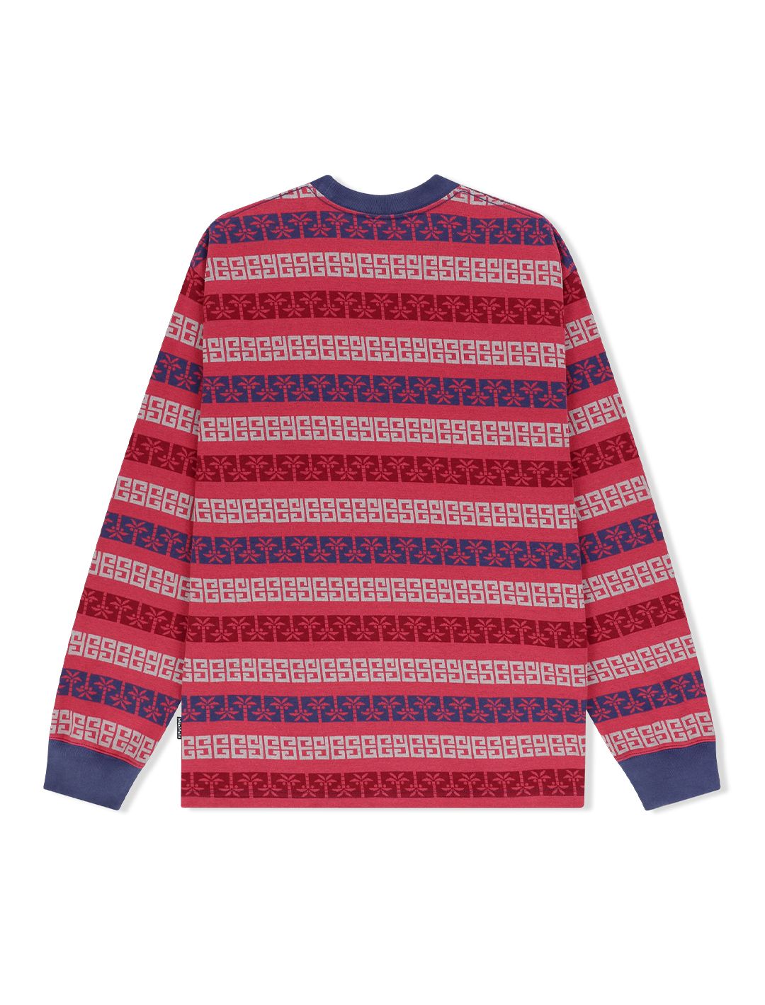 MUSINSA | YESEYESEE Y.E.S Palm Jacquard L/S Red