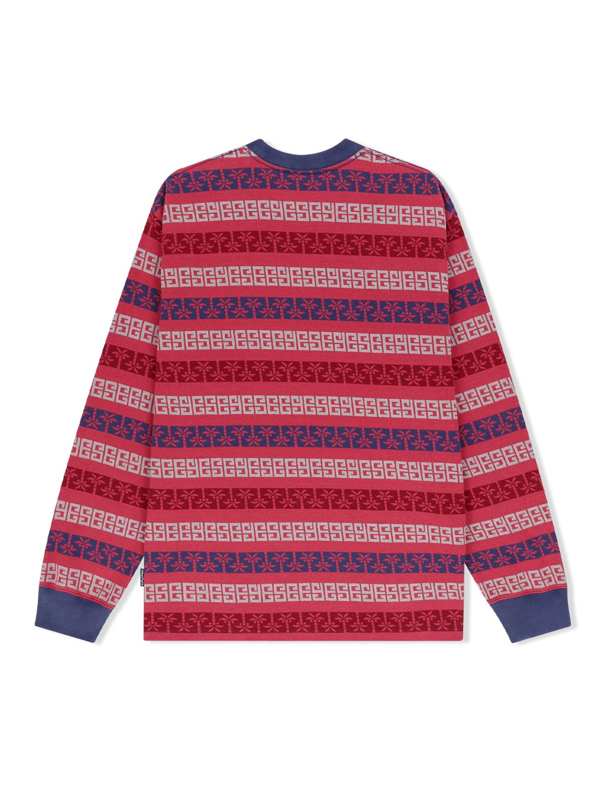 예스아이씨(YESEYESEE) Y.E.S Palm Jacquard L/S Red