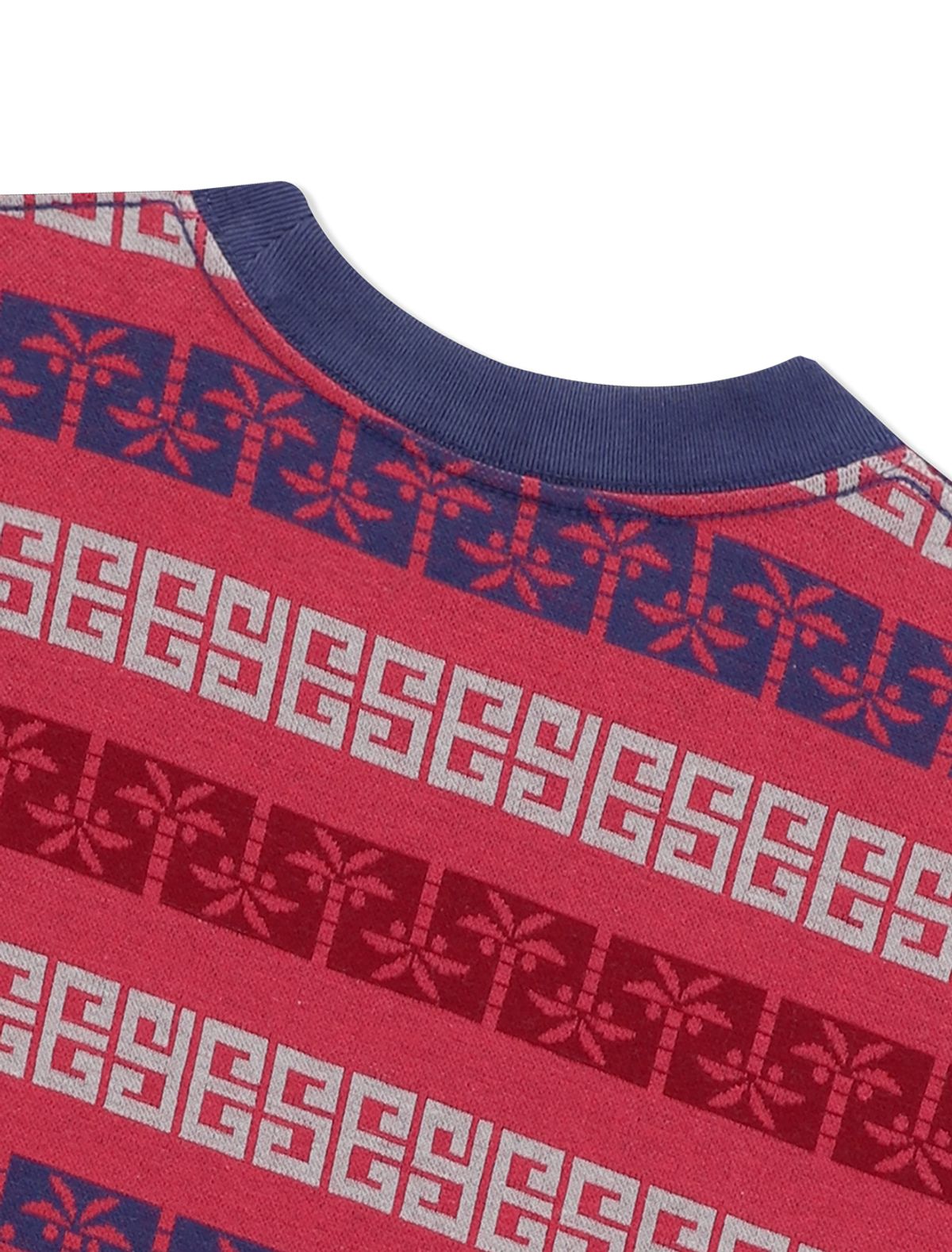 예스아이씨(YESEYESEE) Y.E.S Palm Jacquard L/S Red