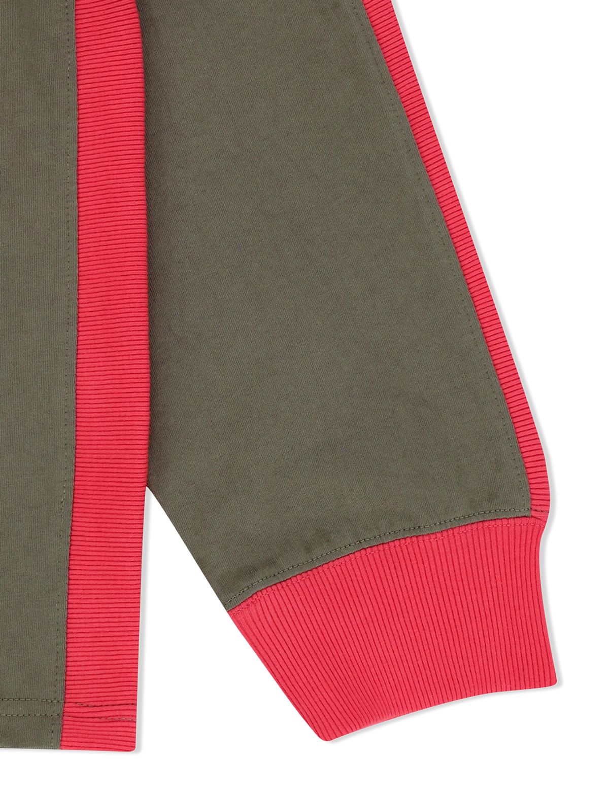 예스아이씨(YESEYESEE) Side Rib L/S Khaki