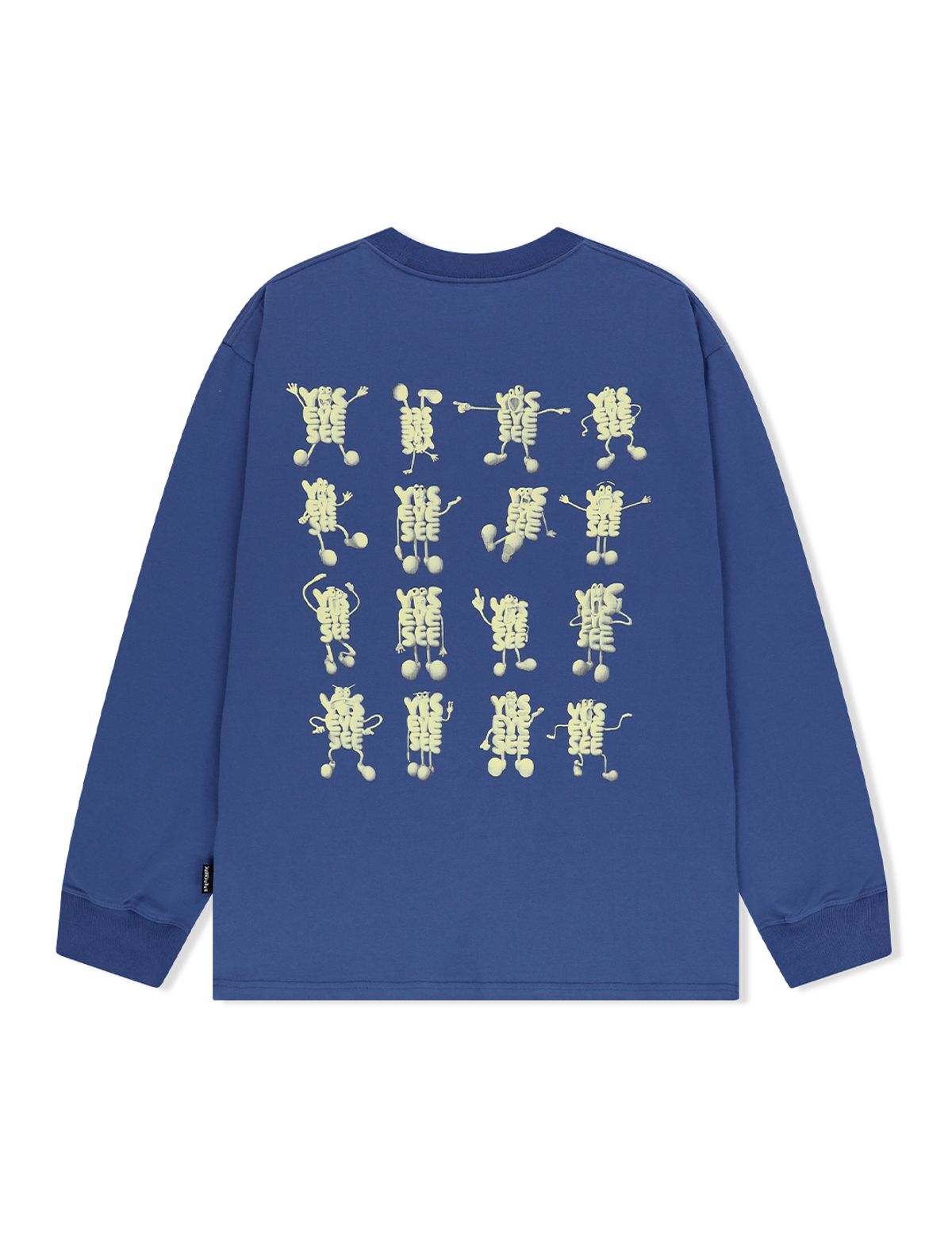 예스아이씨(YESEYESEE) Alive Logo L/S Cobalt Blue