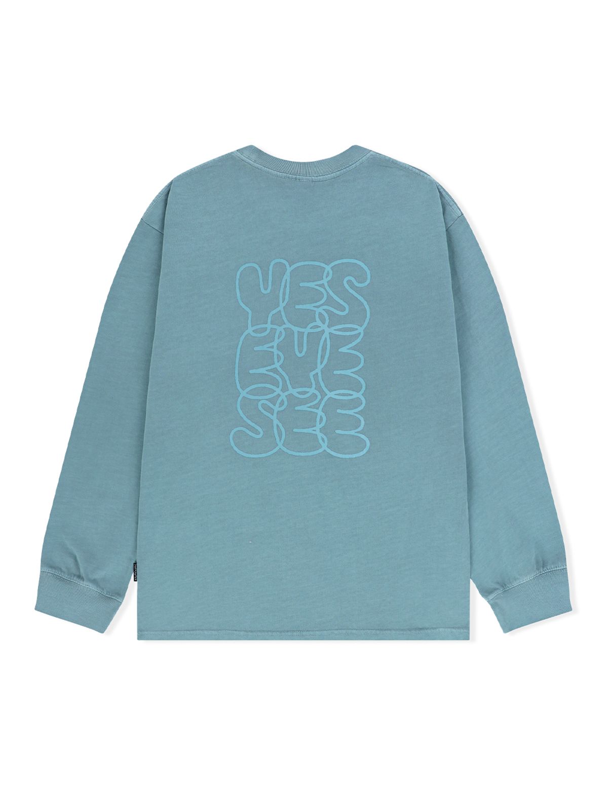 예스아이씨(YESEYESEE) C-Logo Pigment L/S Blue