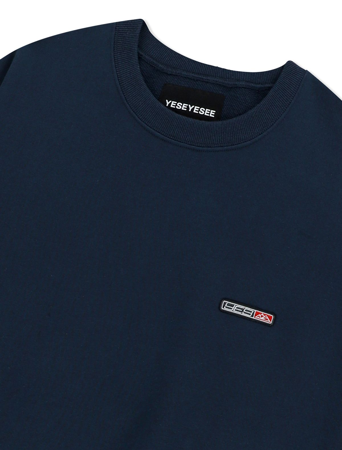 예스아이씨(YESEYESEE) Y.E.S Waffle Sweatshirt Navy