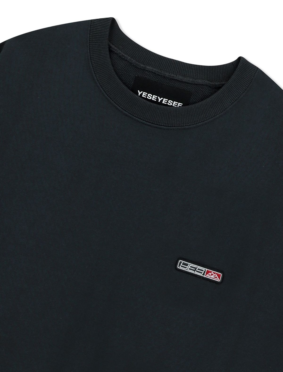 예스아이씨(YESEYESEE) Y.E.S Waffle Sweatshirt Charcoal