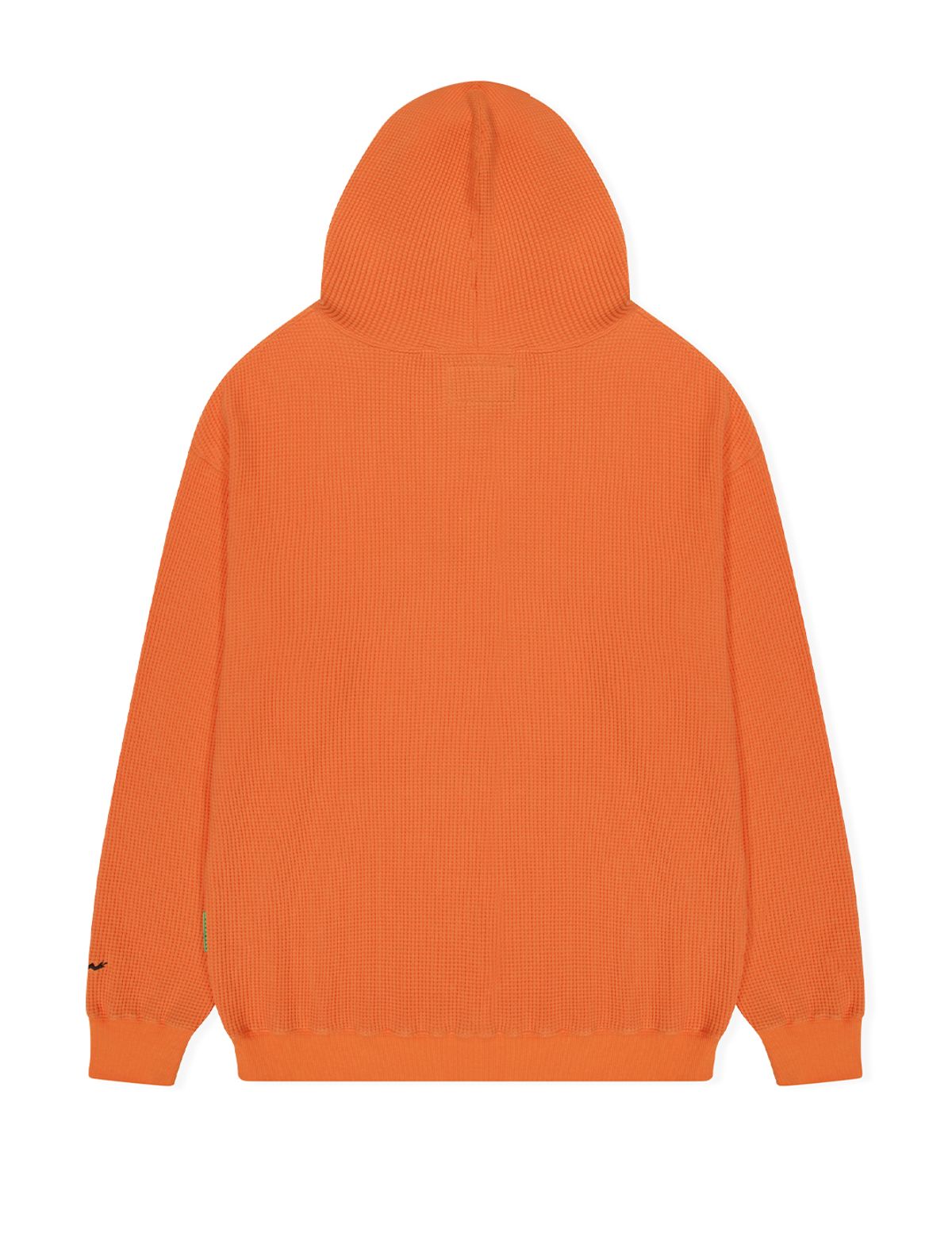 예스아이씨(YESEYESEE) Y.E.S Waffle Hoodie Orange