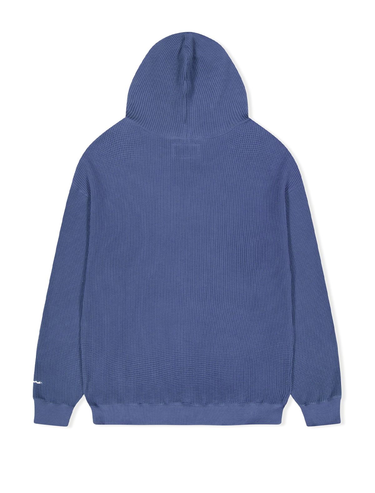 예스아이씨(YESEYESEE) Y.E.S Waffle Hoodie Smoky Blue