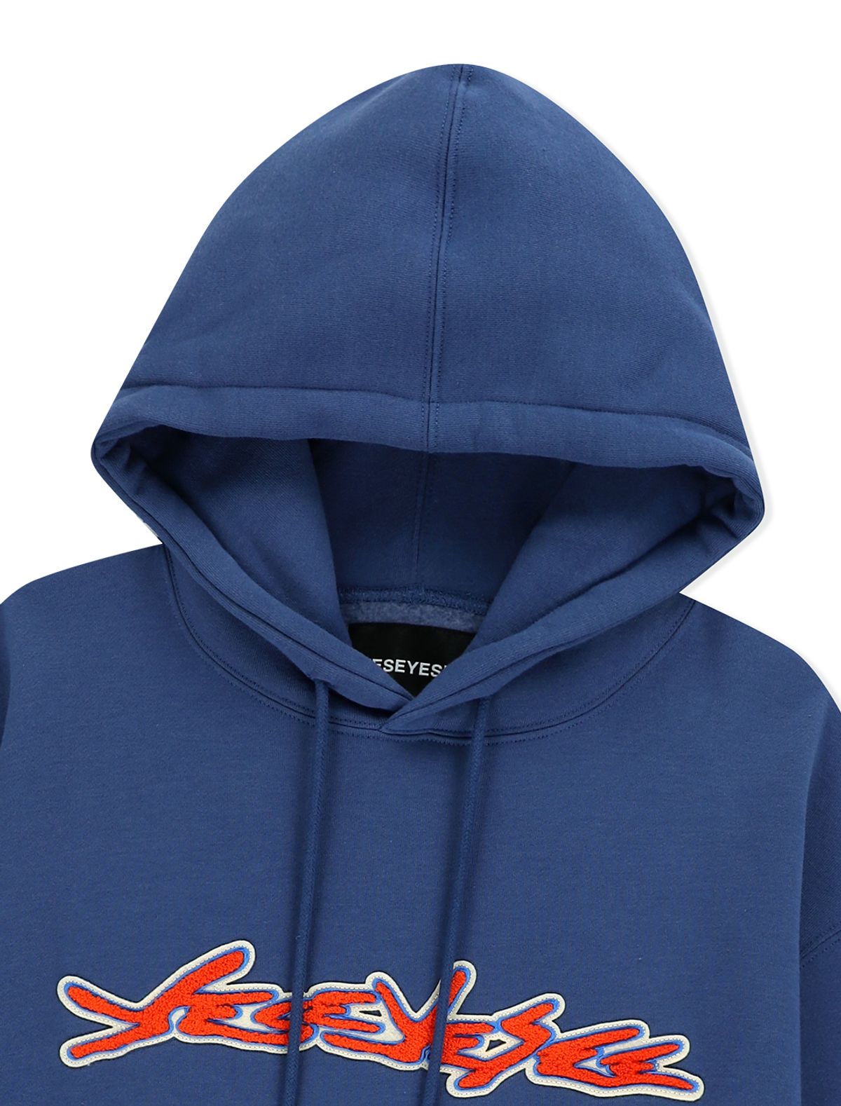 예스아이씨(YESEYESEE) Y.E.S Sign Logo Hoodie Cobalt Blue