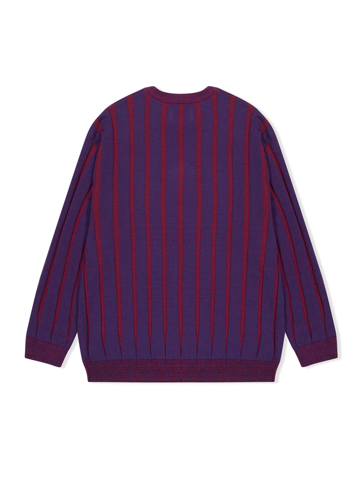 예스아이씨(YESEYESEE) Stipe Knit Pullover Navy