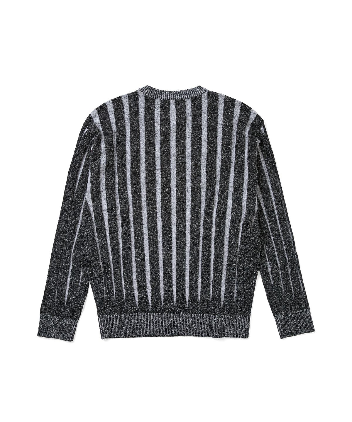 예스아이씨(YESEYESEE) Stipe Knit Pullover Black