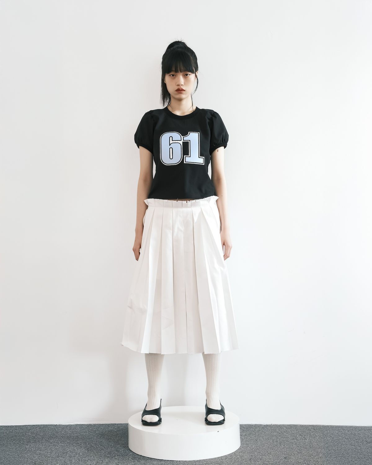 에키에타(EKIETA) Steer Pants in Ivory
