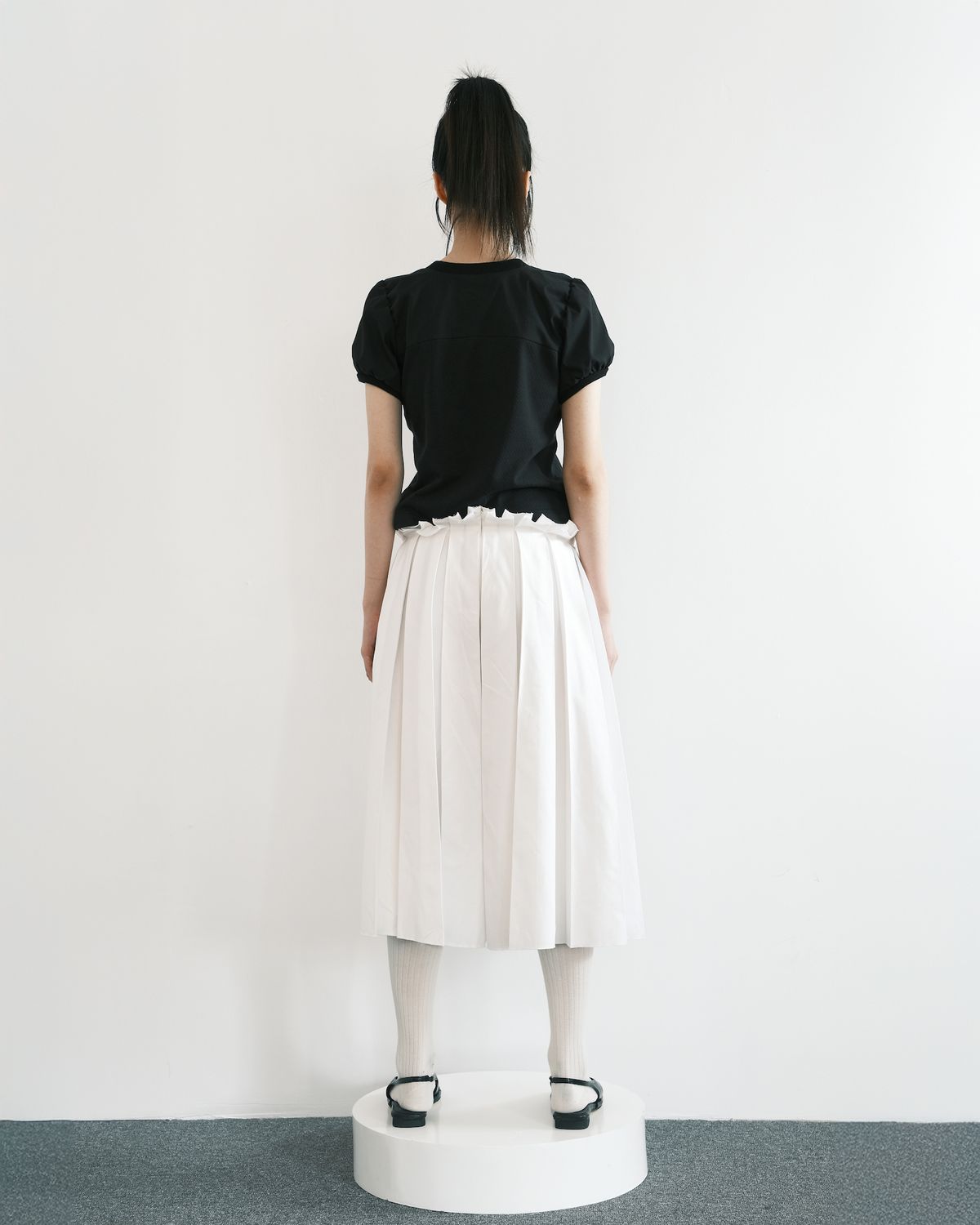 에키에타(EKIETA) Steer Pants in Ivory