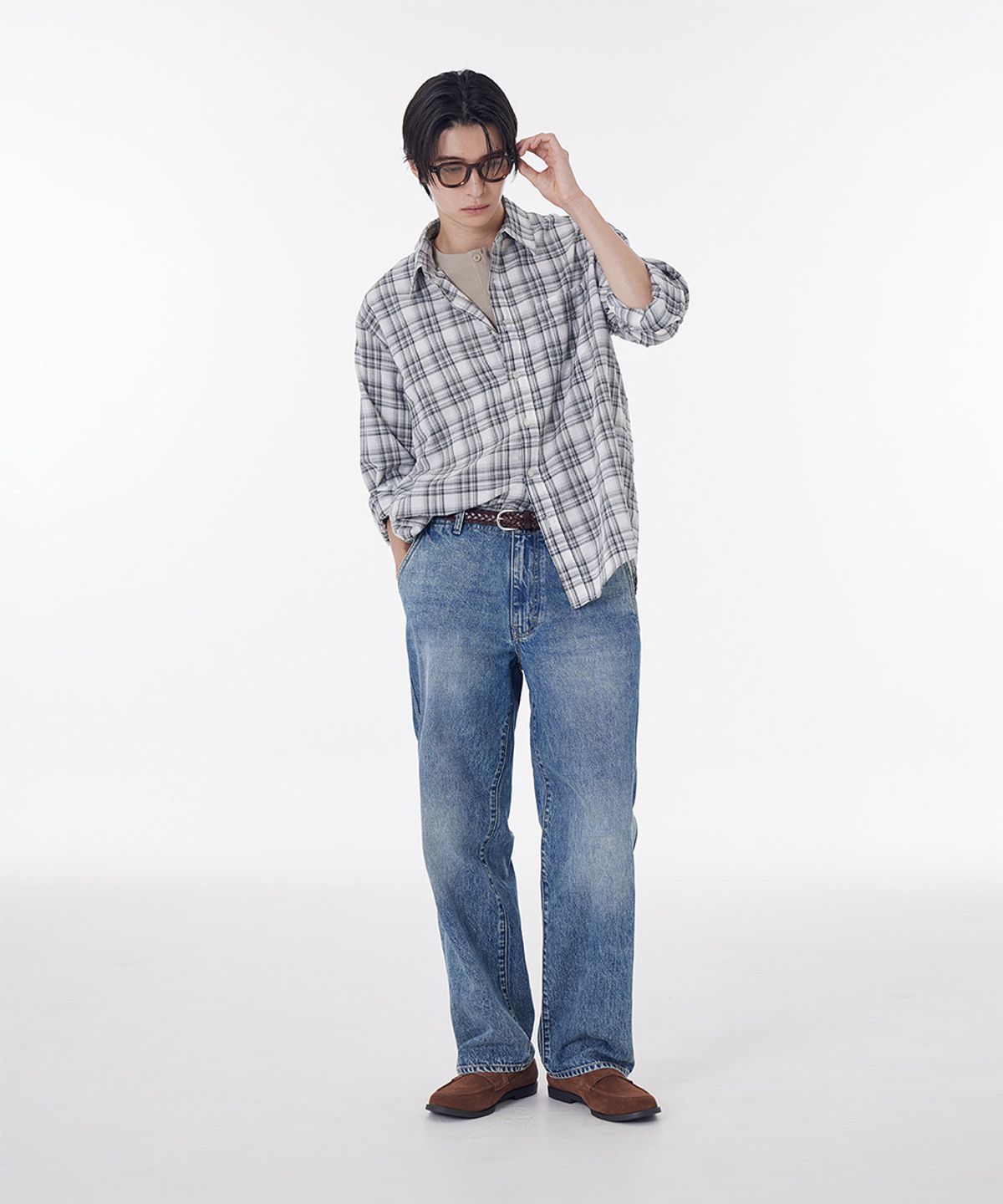 시에클(SIECLE) 컴포트 데님 팬츠 (미드인디고)