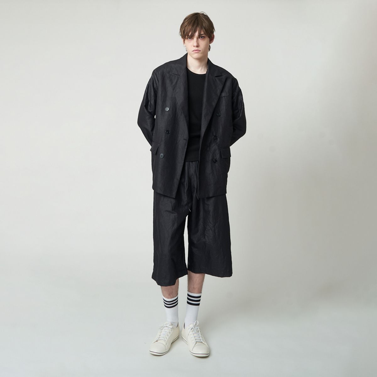 애스플래폼(ATHPLATFORM) AU51JK06 더블 브레스티드 자켓_블랙