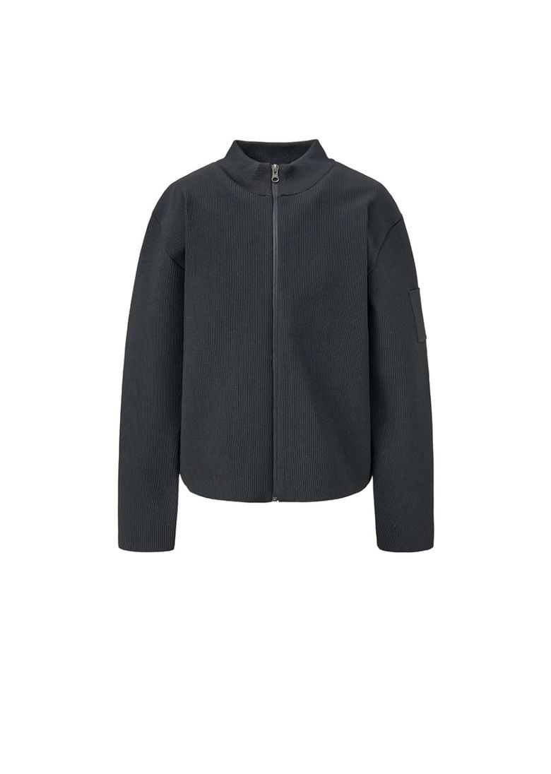 MUSINSA公式 | AMOMENTO MOCK NECK ZIP-UP CARDIGAN (3COLORS)
