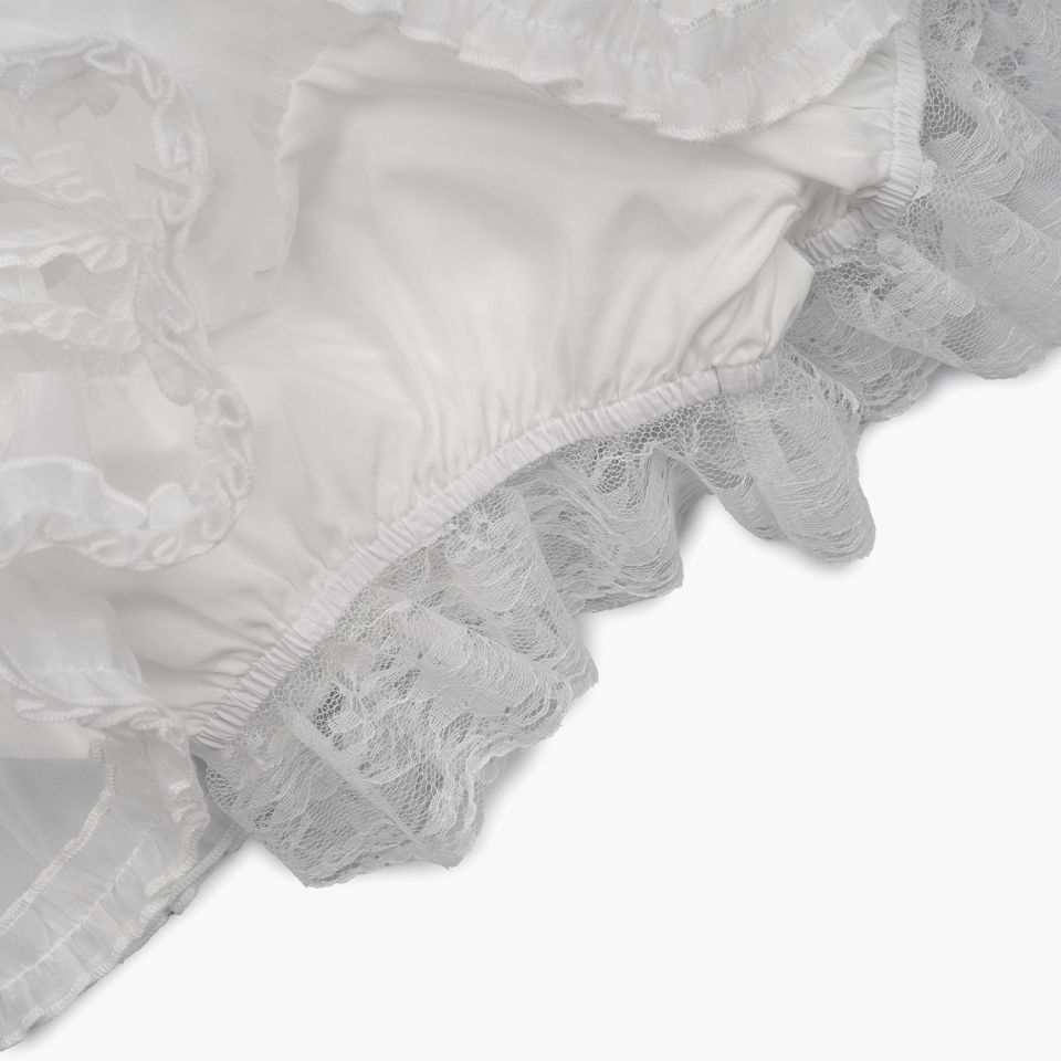 MUSINSA | ROUGHNECK Tutu Pants Skirt White