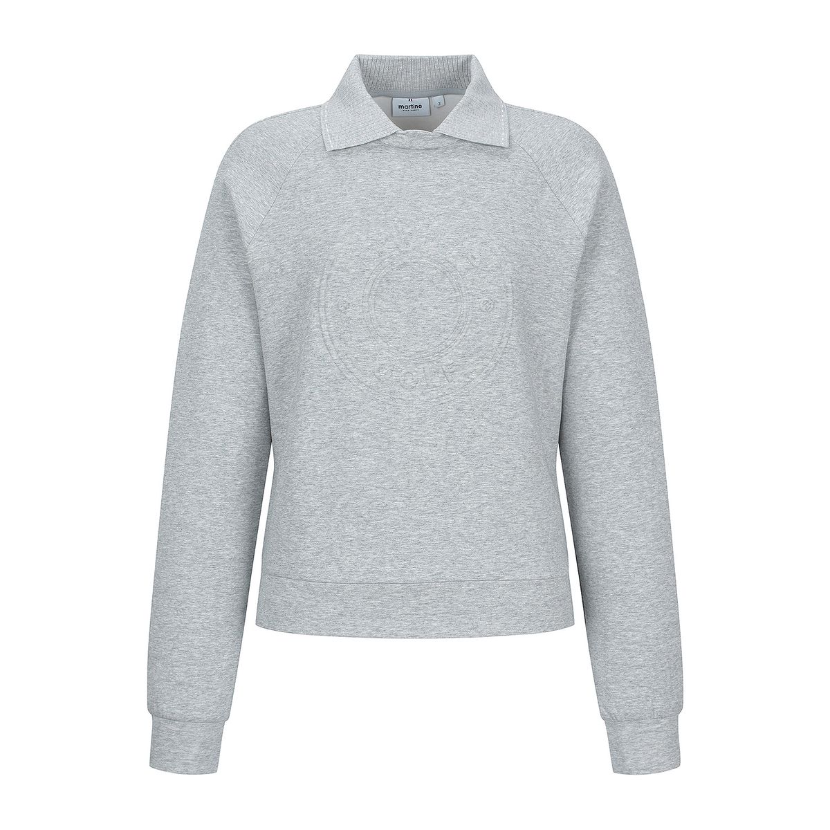 마틴골프(MARTINE GOLF) Circle Logo Point Shirts_M/Grey
