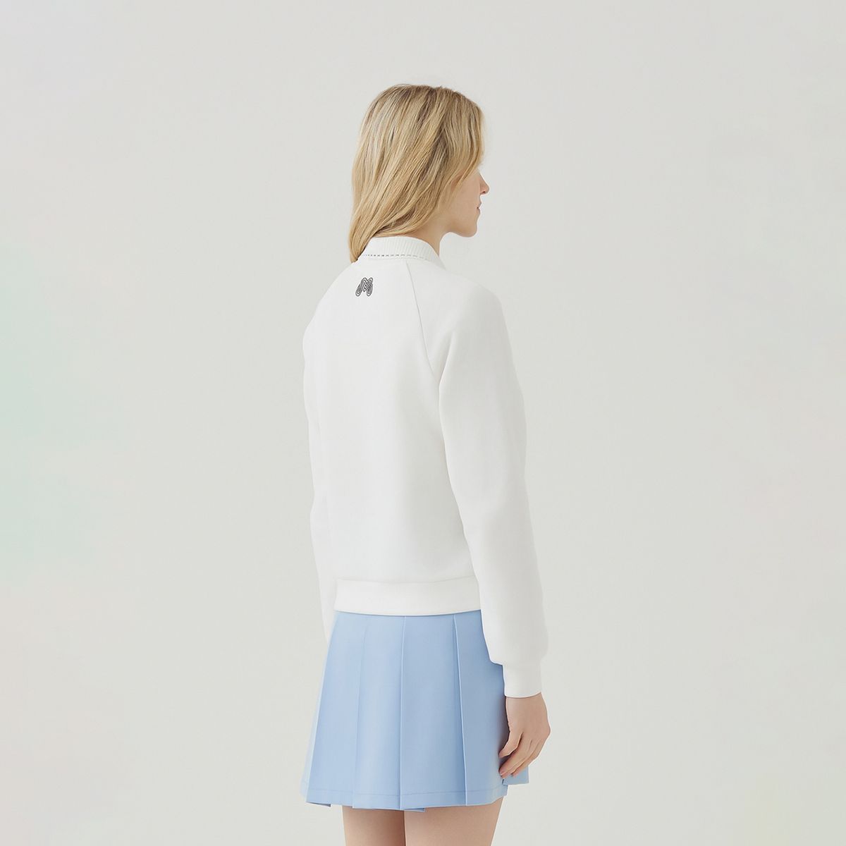 마틴골프(MARTINE GOLF) Circle Logo Point Shirts_O/White