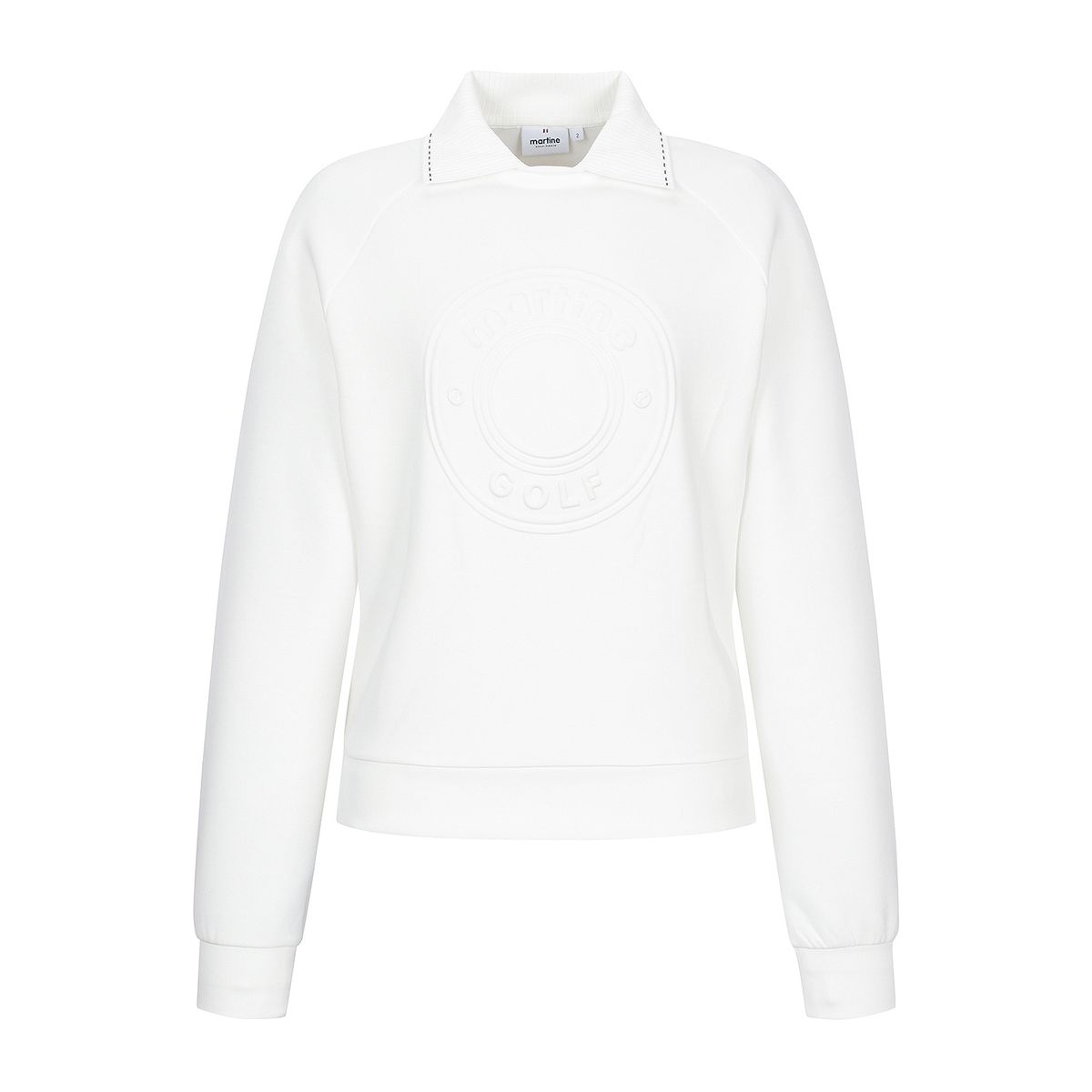 마틴골프(MARTINE GOLF) Circle Logo Point Shirts_O/White