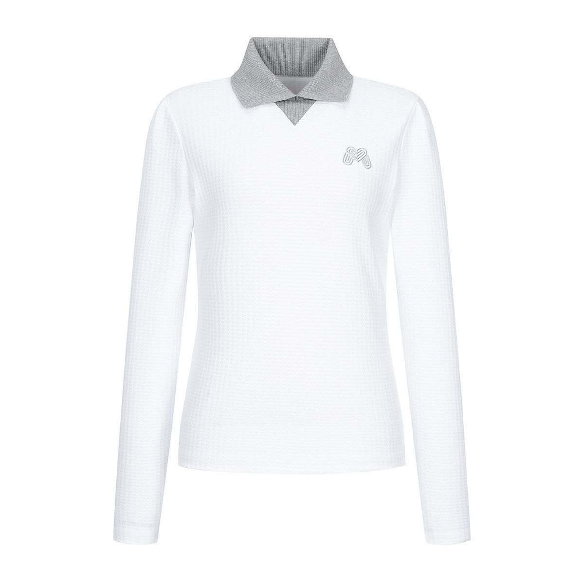 마틴골프(MARTINE GOLF) Pullover Knit Collar Shirts_O/White