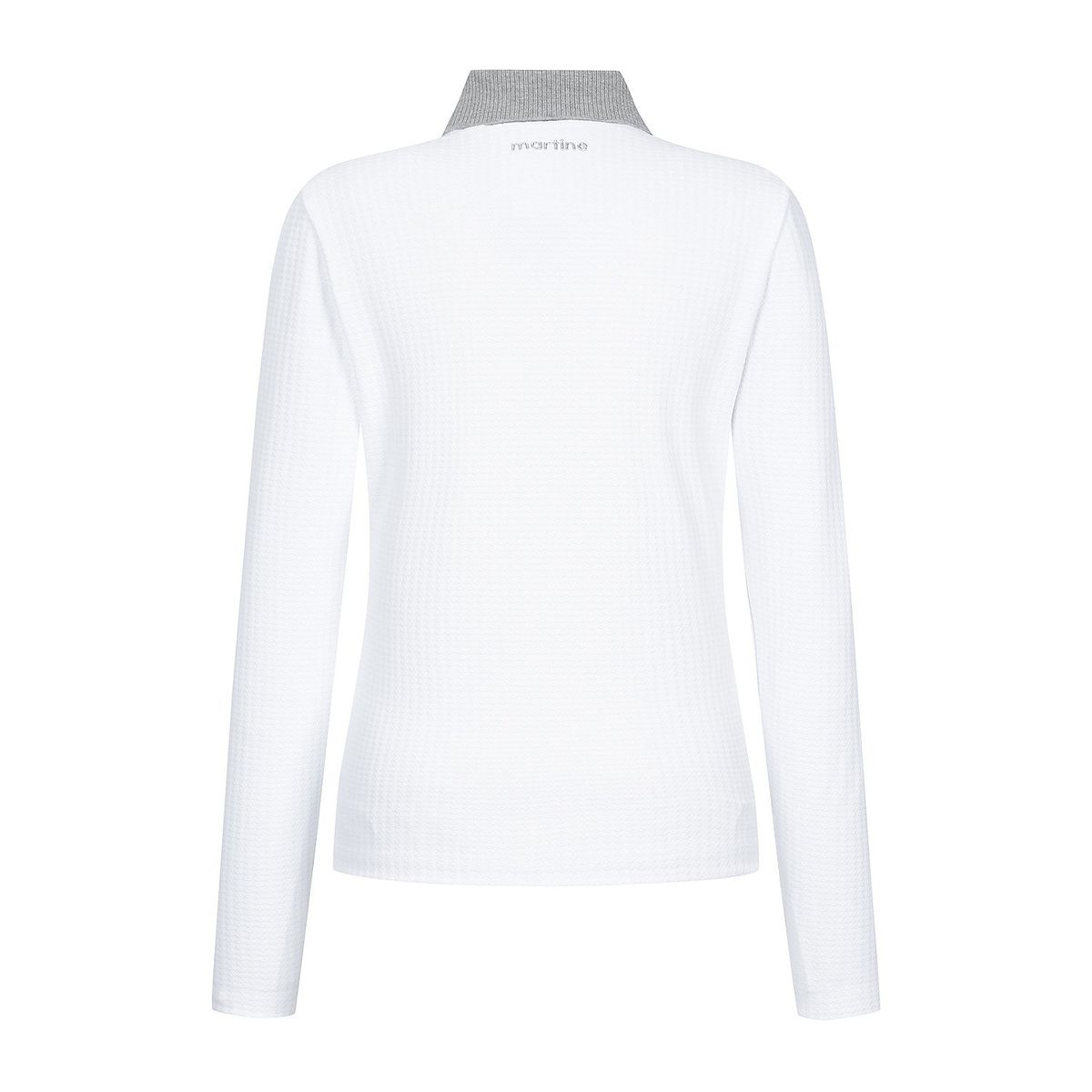 마틴골프(MARTINE GOLF) Pullover Knit Collar Shirts_O/White