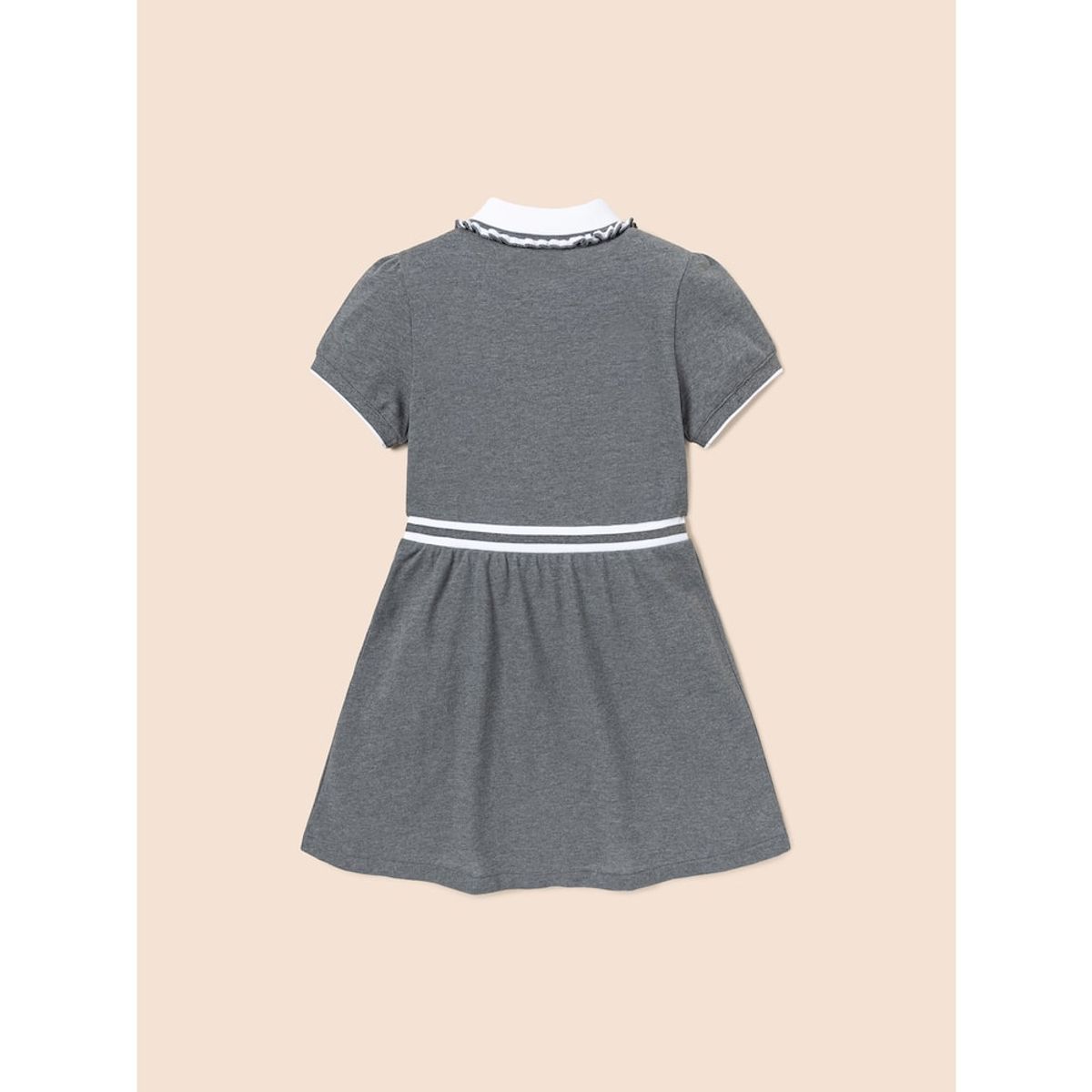 빈폴 키즈(BEANPOLE KIDS) 반소매 피케 원피스  애쉬 (BI5371G054)