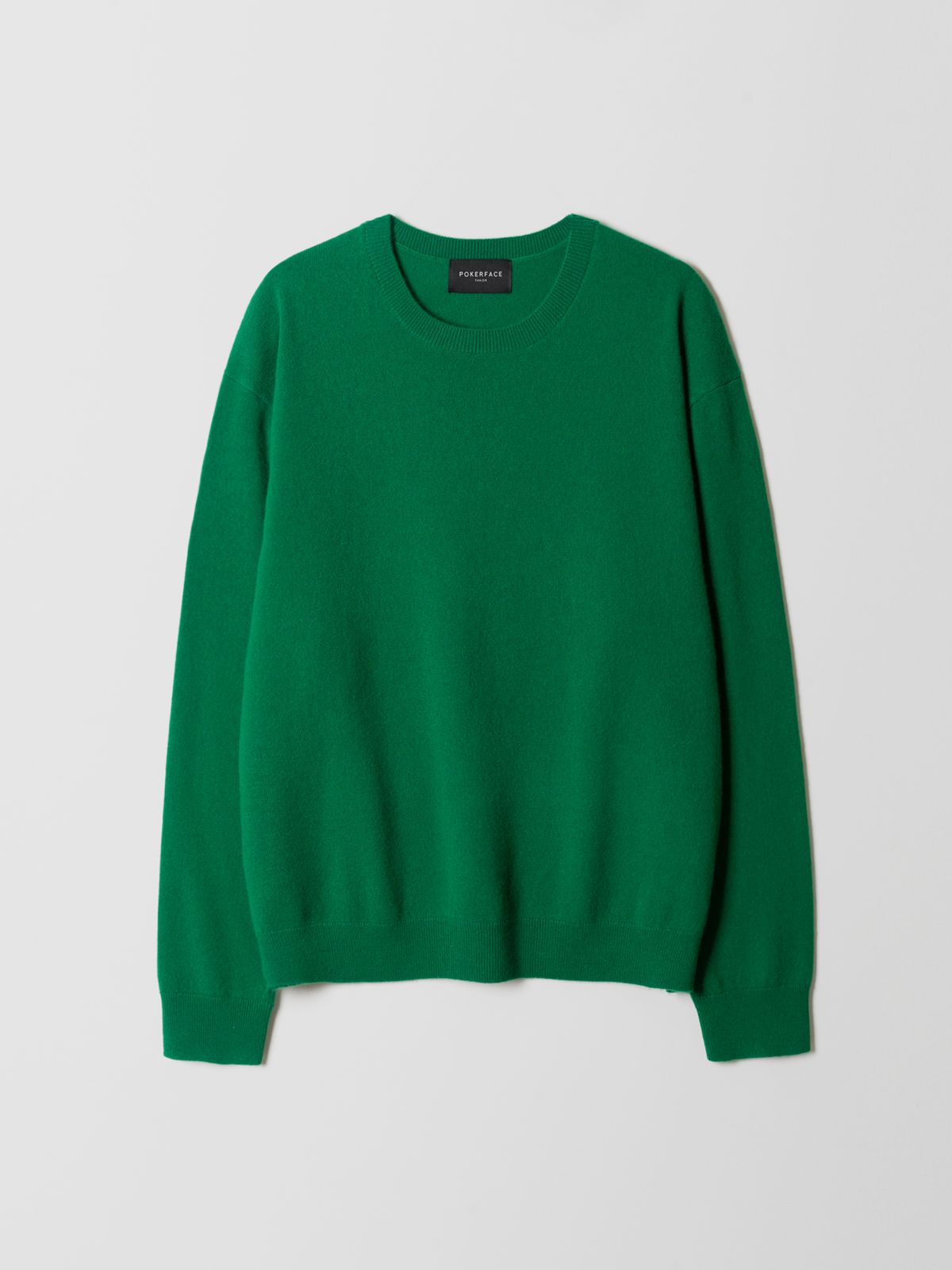 포커페이스(POKERFACE) FARASHA CASHMERE CREW NECK KNIT GREEN
