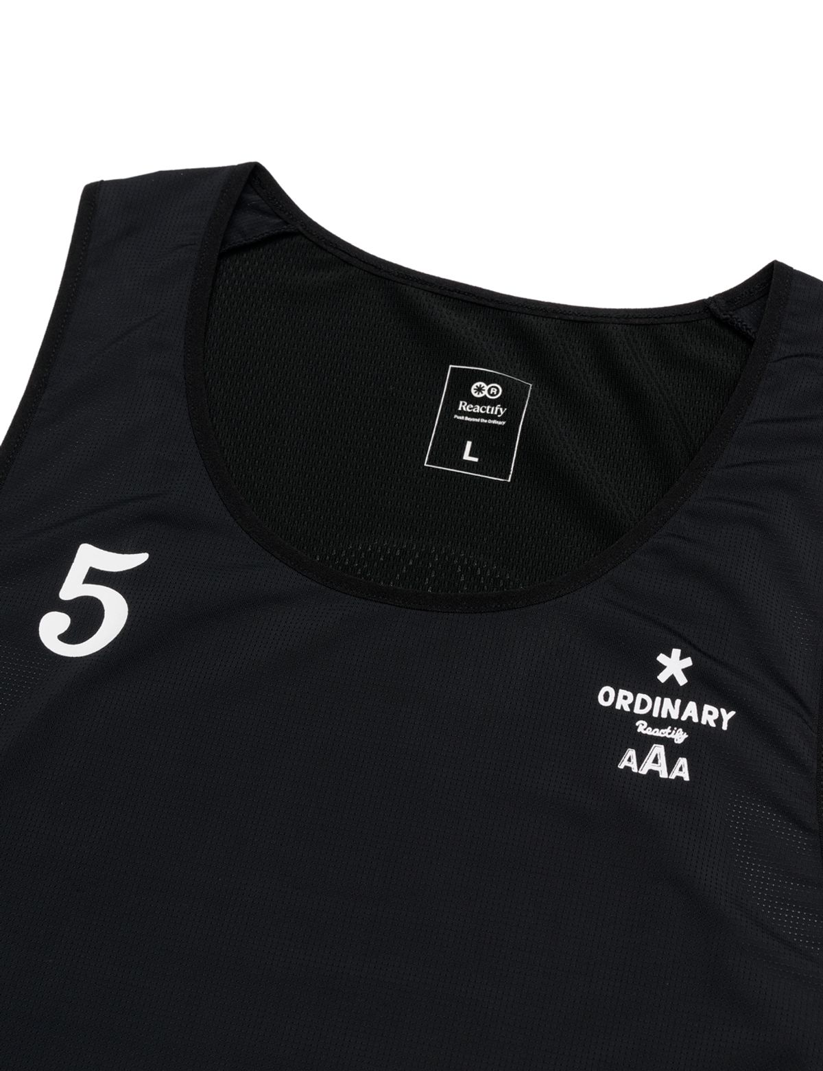 리액티파이(REACTIFY) Ordinary Singlet Black