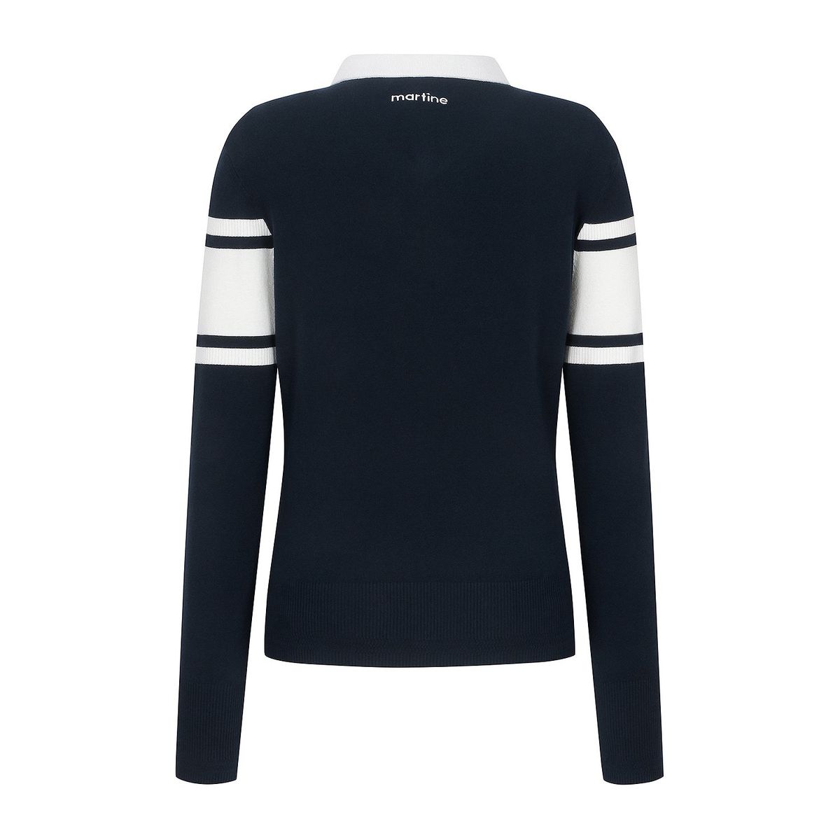 마틴골프(MARTINE GOLF) Logo V Neck Pullover_Navy