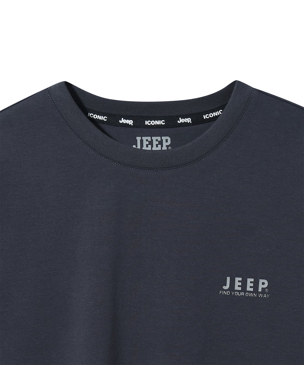 지프(JEEP) [2PACK] 190g 싱글 에어그램 머슬핏 반팔 티셔츠 (JQ5TSU152BK)
