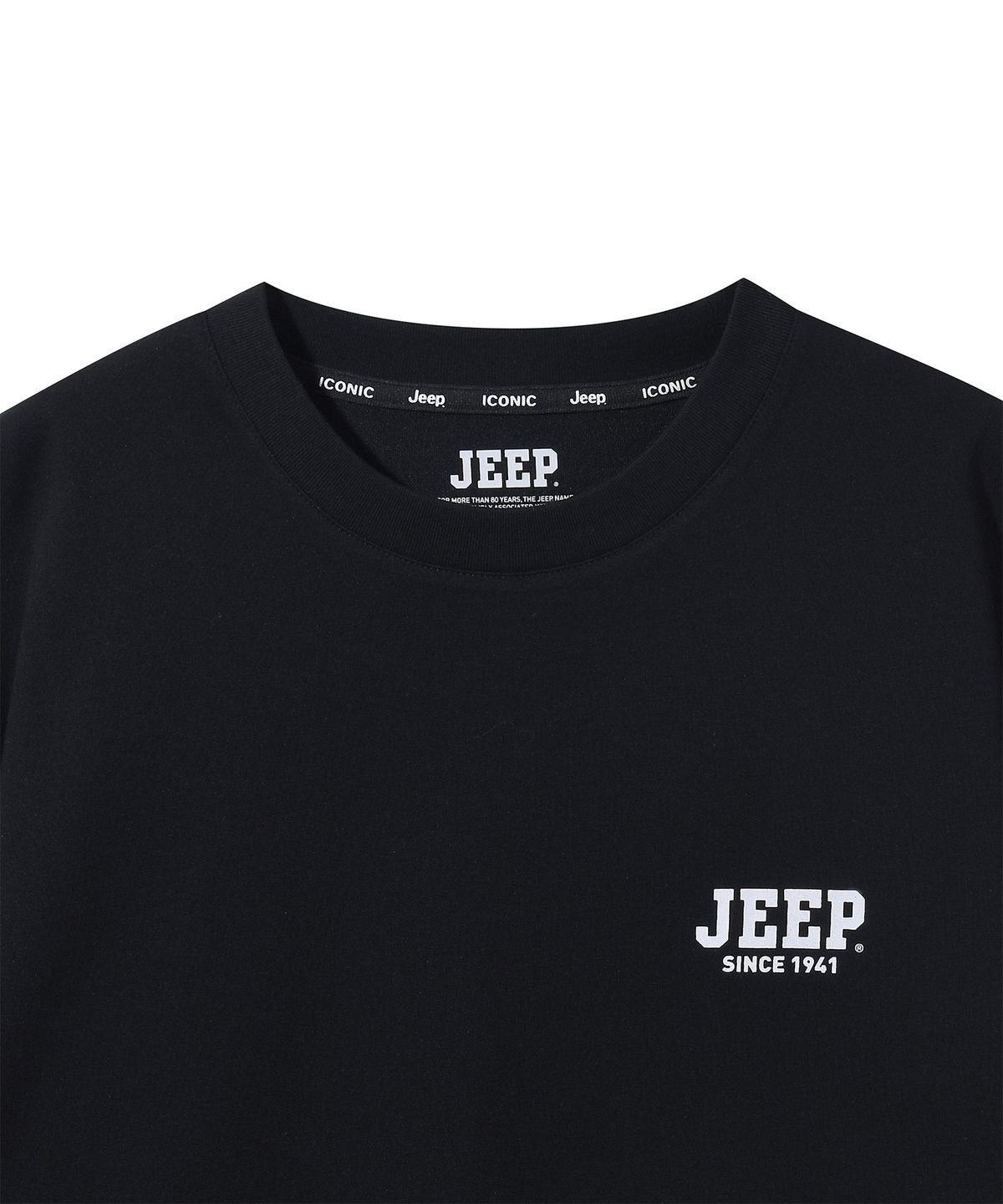 지프(JEEP) [2PACK] 170g 싱글 에어그램 레이어드 반팔 티셔츠 (JQ5TSU150BK)