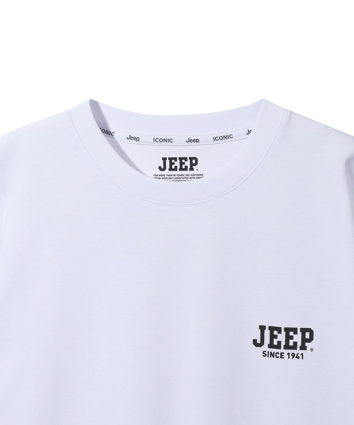 지프(JEEP) [2PACK] 170g 싱글 에어그램 레이어드 반팔 티셔츠 (JQ5TSU150BK)