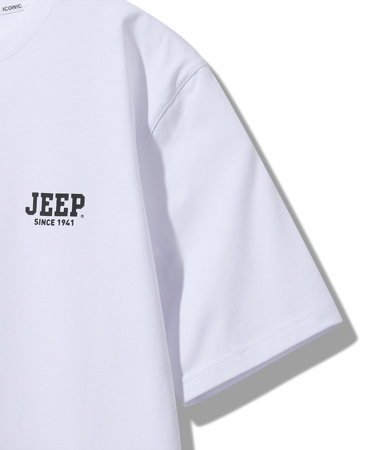지프(JEEP) [2PACK] 170g 싱글 에어그램 레이어드 반팔 티셔츠 (JQ5TSU150BK)