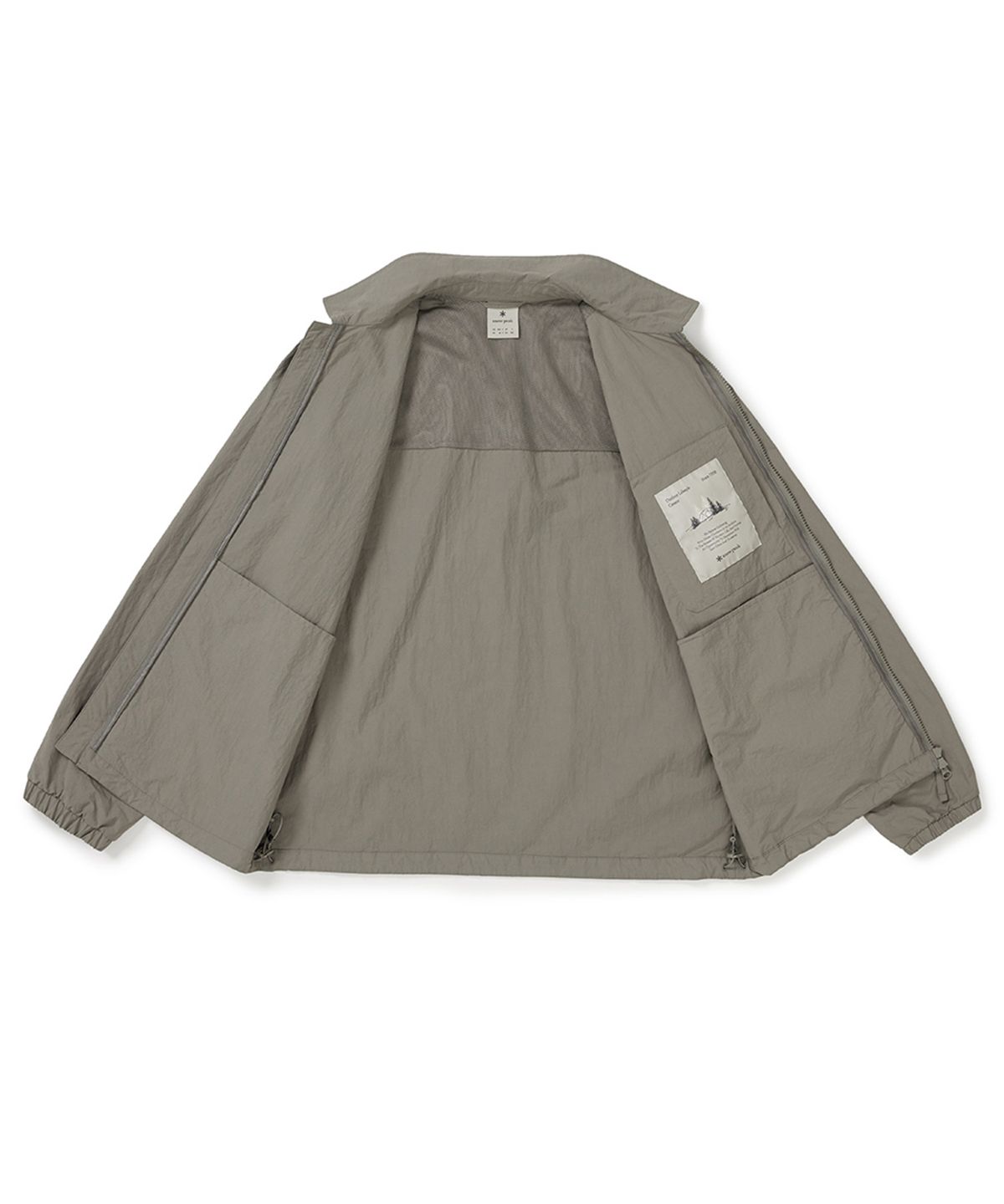 스노우피크 어패럴(SNOWPEAK APPAREL) 페이퍼리 셔츠 자켓 (S25ZMLSH54) Vintage Khaki