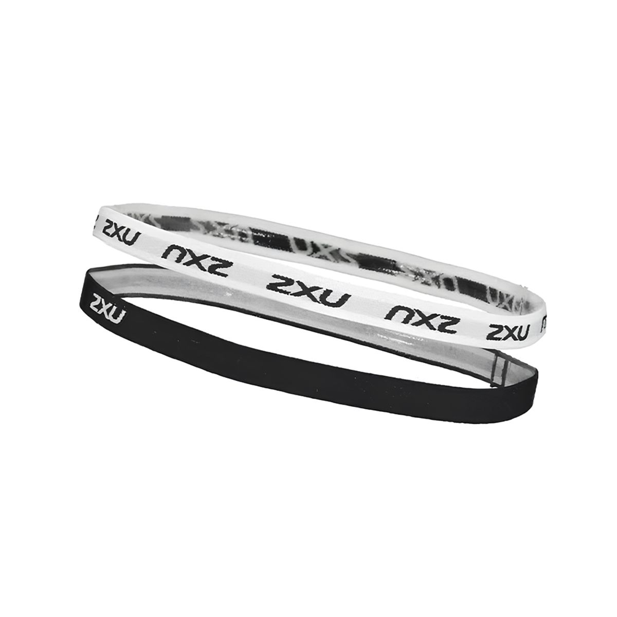 투타임즈유(2XU) 공용 스키니 헤드밴드 블랙/화이트 (2set)_UQ5692FBLK-WHT