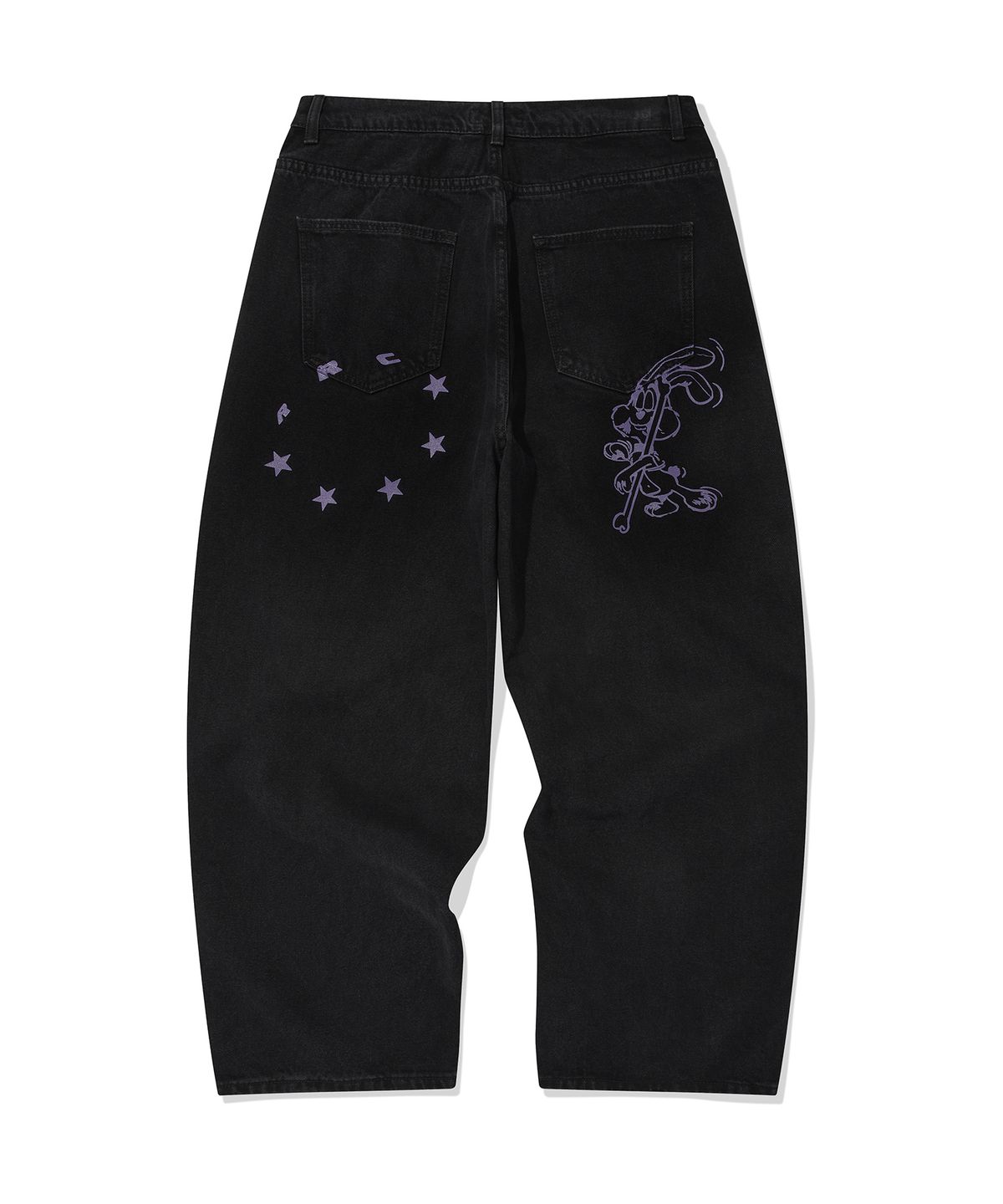 리트리버클럽(RETRIEVER CLUB) LIL RABBIT DENIM [BLACK]