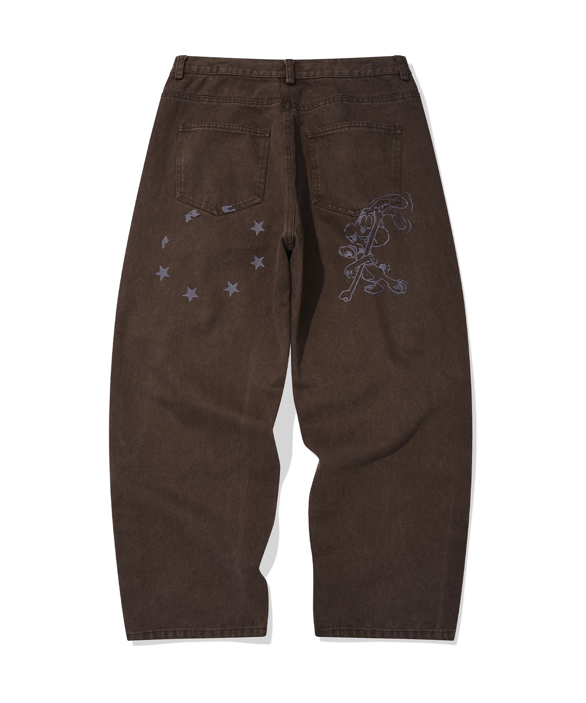 리트리버클럽(RETRIEVER CLUB) LIL RABBIT DENIM [BROWN]