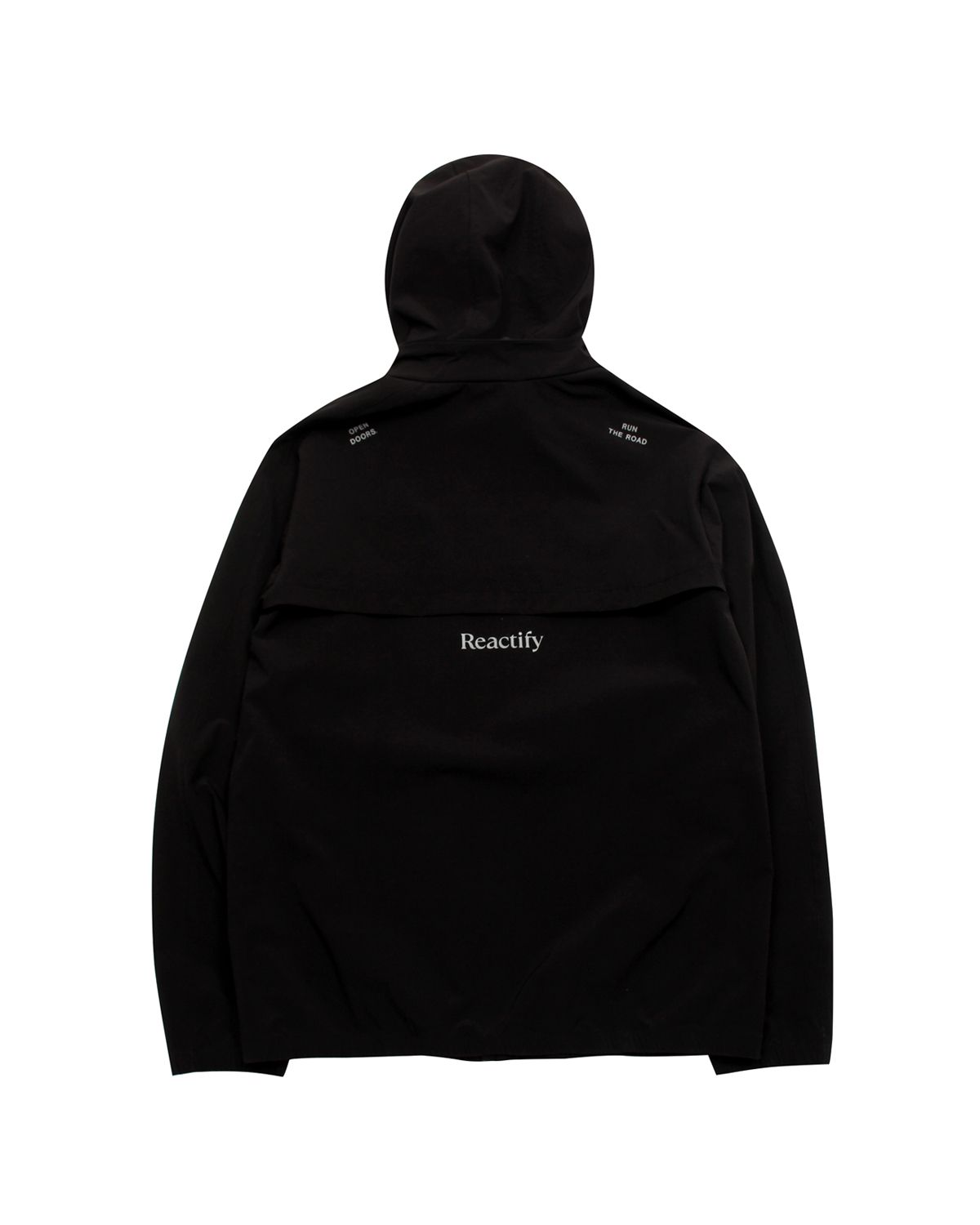 리액티파이(REACTIFY) hooded Traning jacket Black