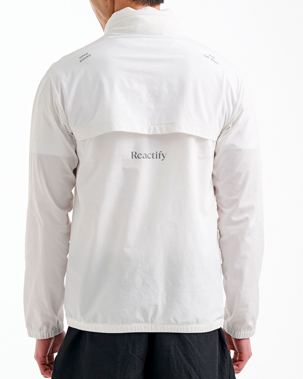 리액티파이(REACTIFY) hooded Traning jacket White