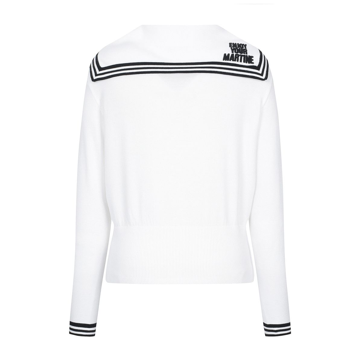 마틴골프(MARTINE GOLF) Full Open Knit Cardigan_O/White