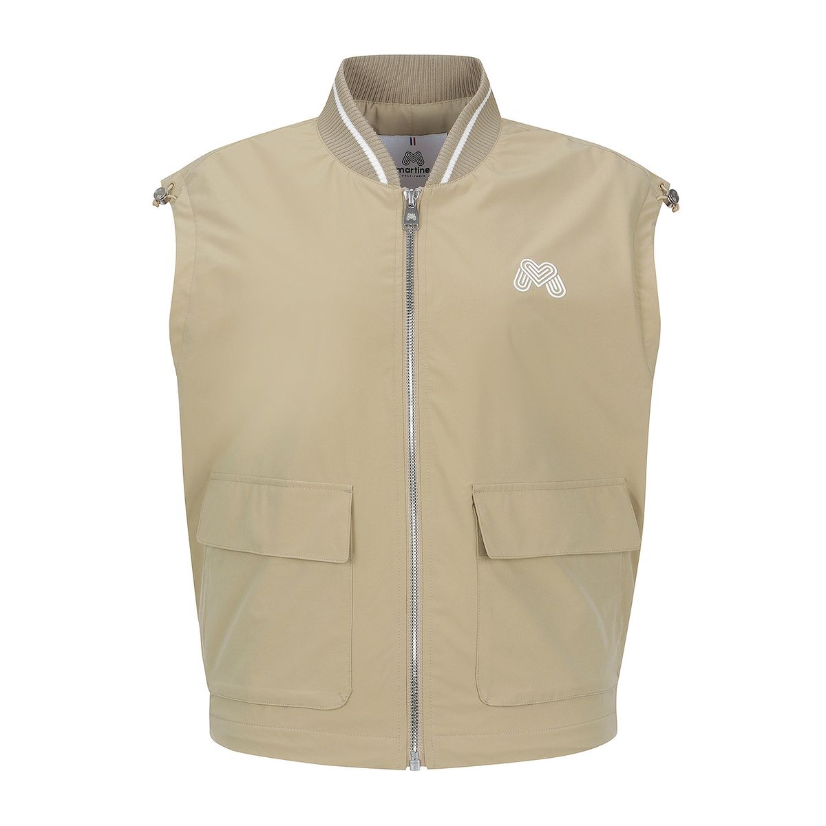 마틴골프(MARTINE GOLF) Shawl Collar Vest_Beige