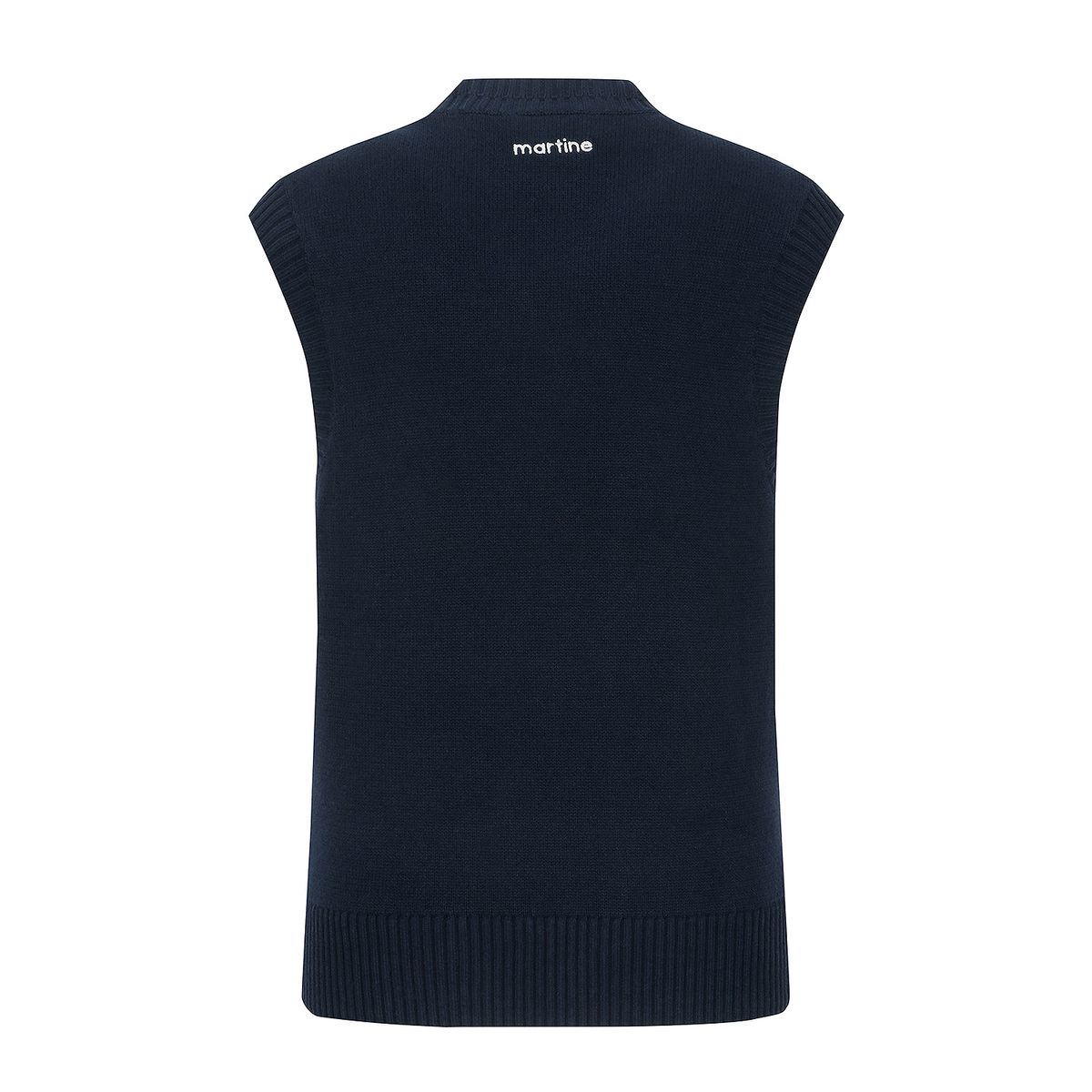 마틴골프(MARTINE GOLF) Argyle Knit Vest_Navy