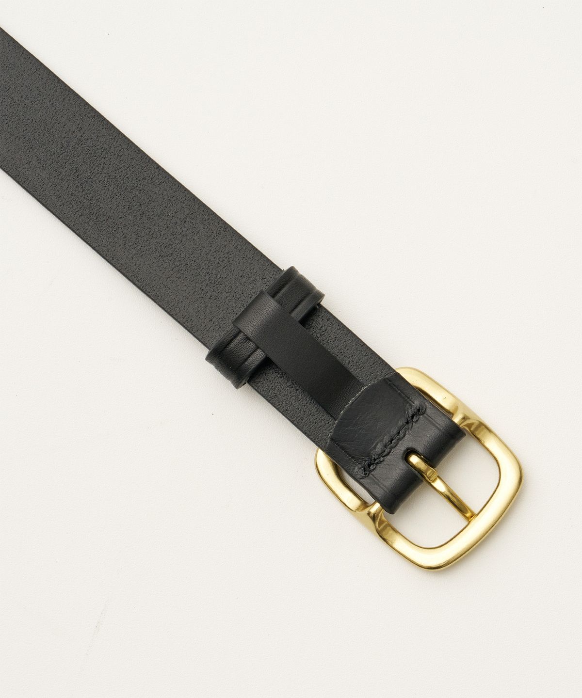 어나더 오피스(ANOTHER OFFICE) Utility Leather Belt (Black)