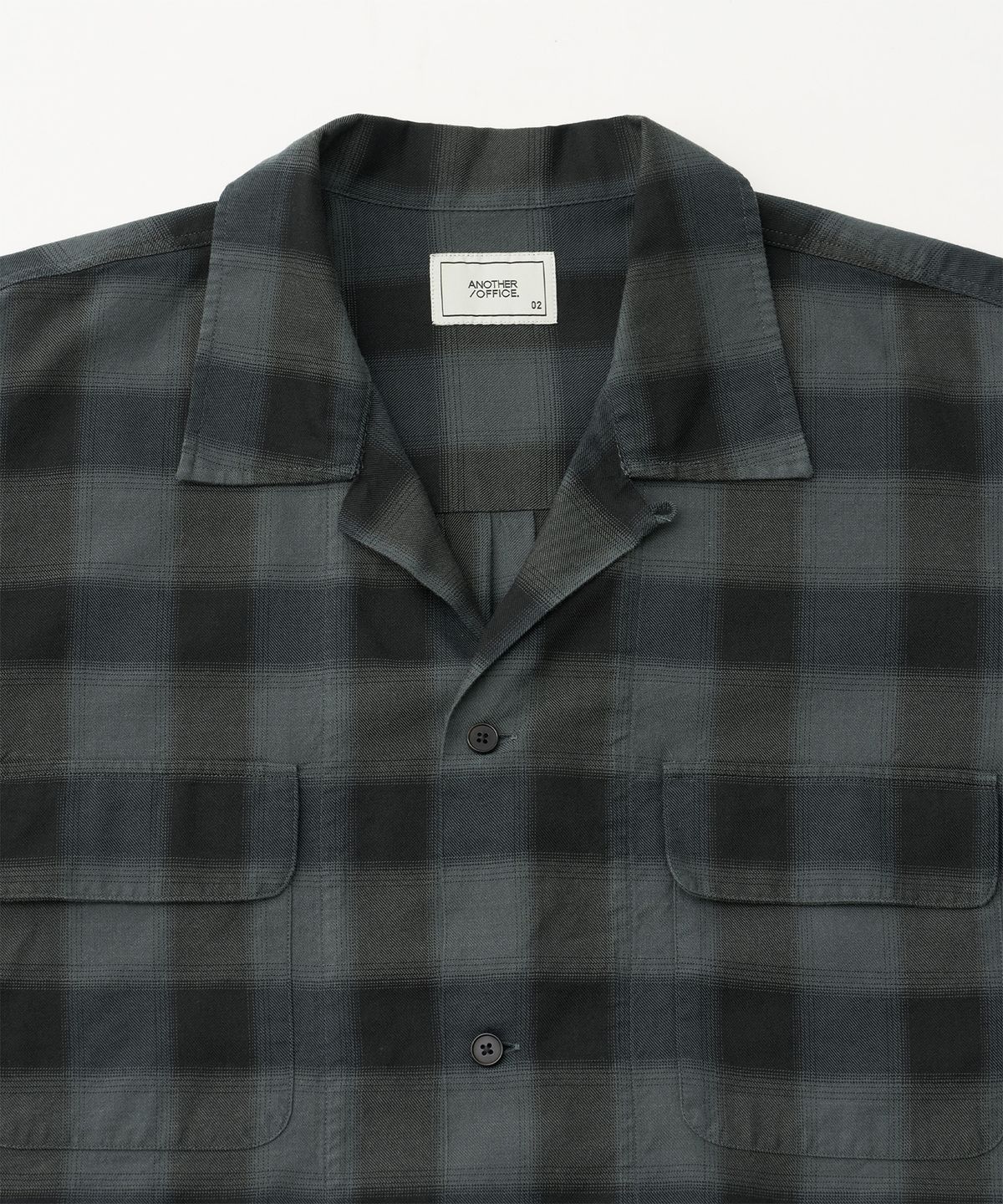 어나더 오피스(ANOTHER OFFICE) Granada Open-Collar Shirt (Dawn)